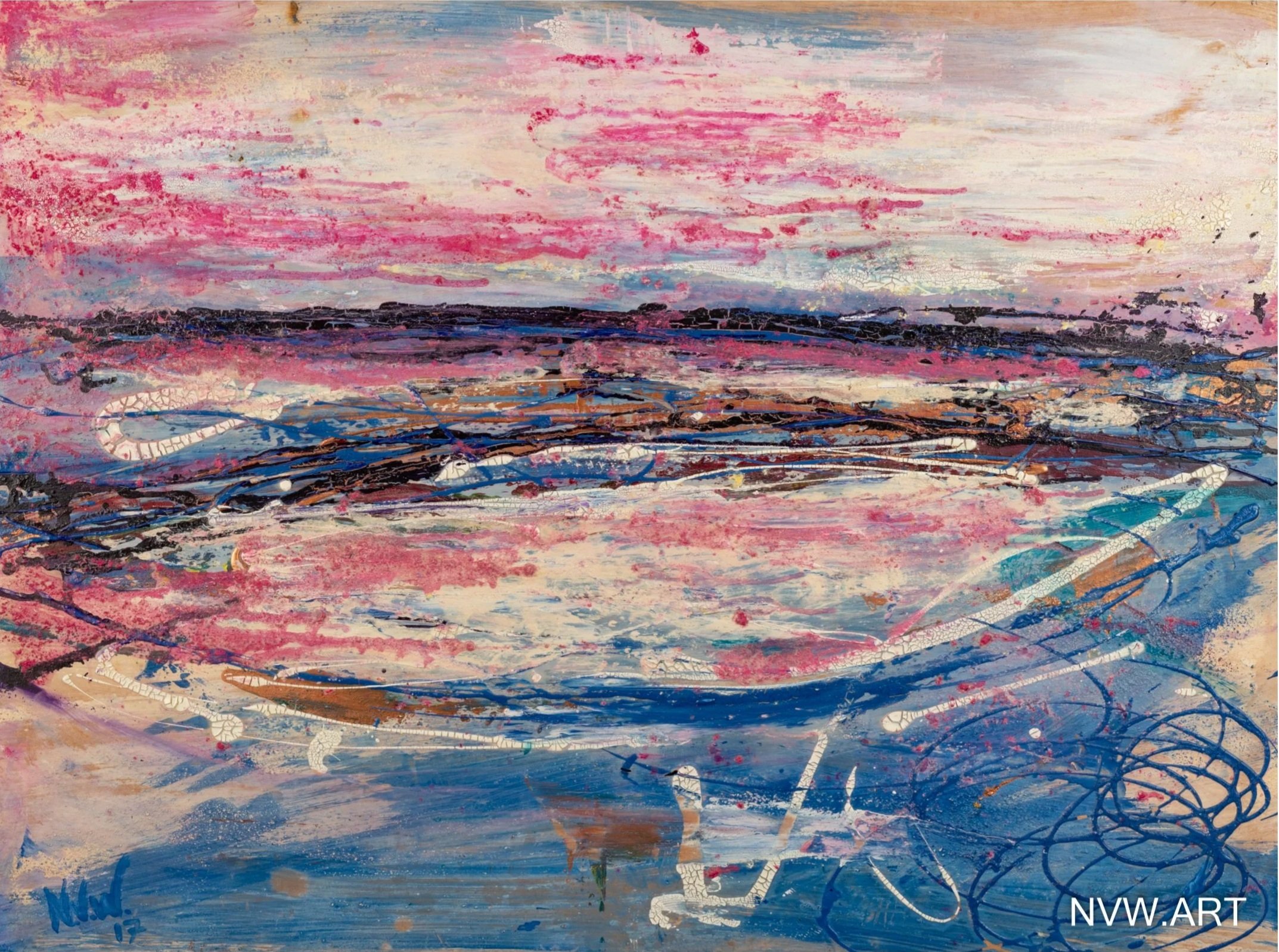 Goan Sunset, 70x90cm, 2018, £995