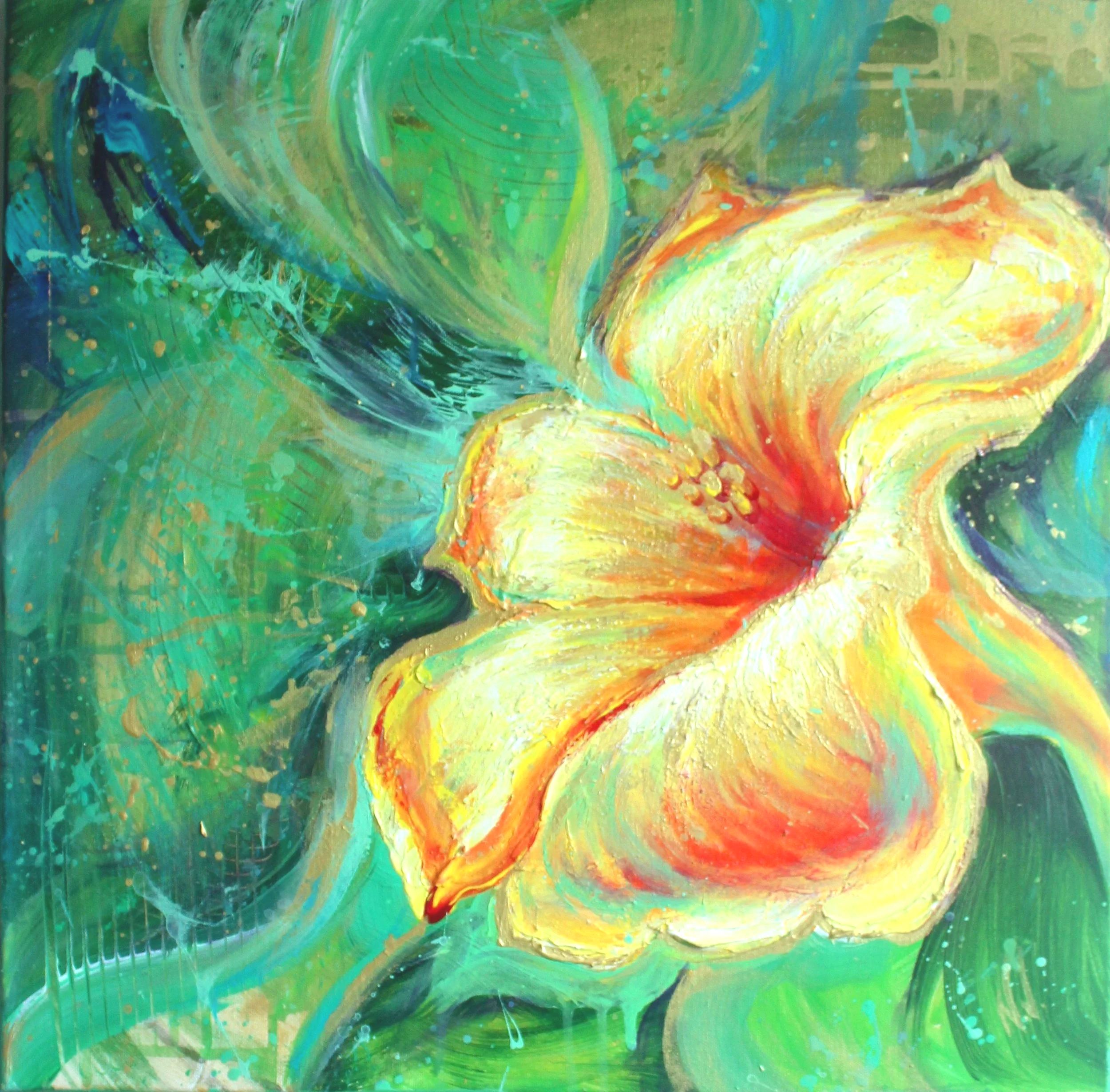'The Joy of the Lord'
Acrylic on canvas,
50x50cm, 2026
£2,150