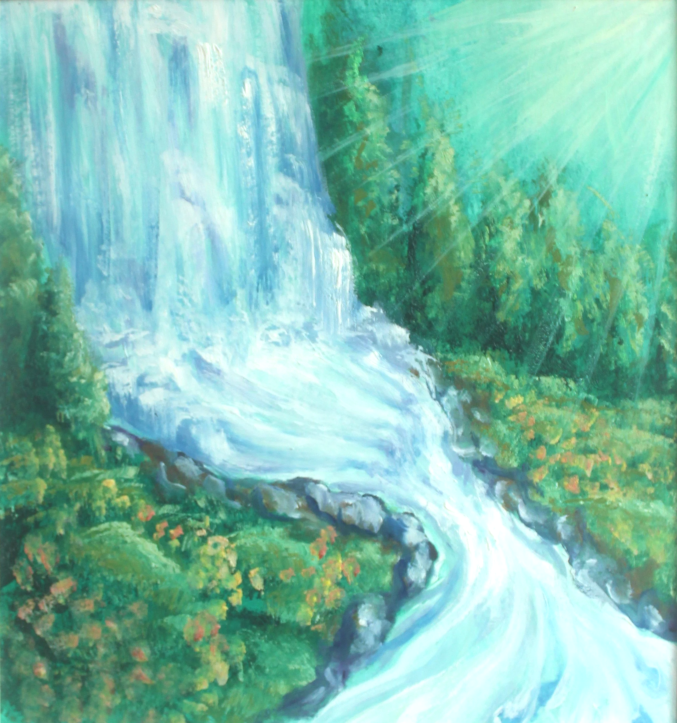 'Eden'
Oil on card, framed
£1,800