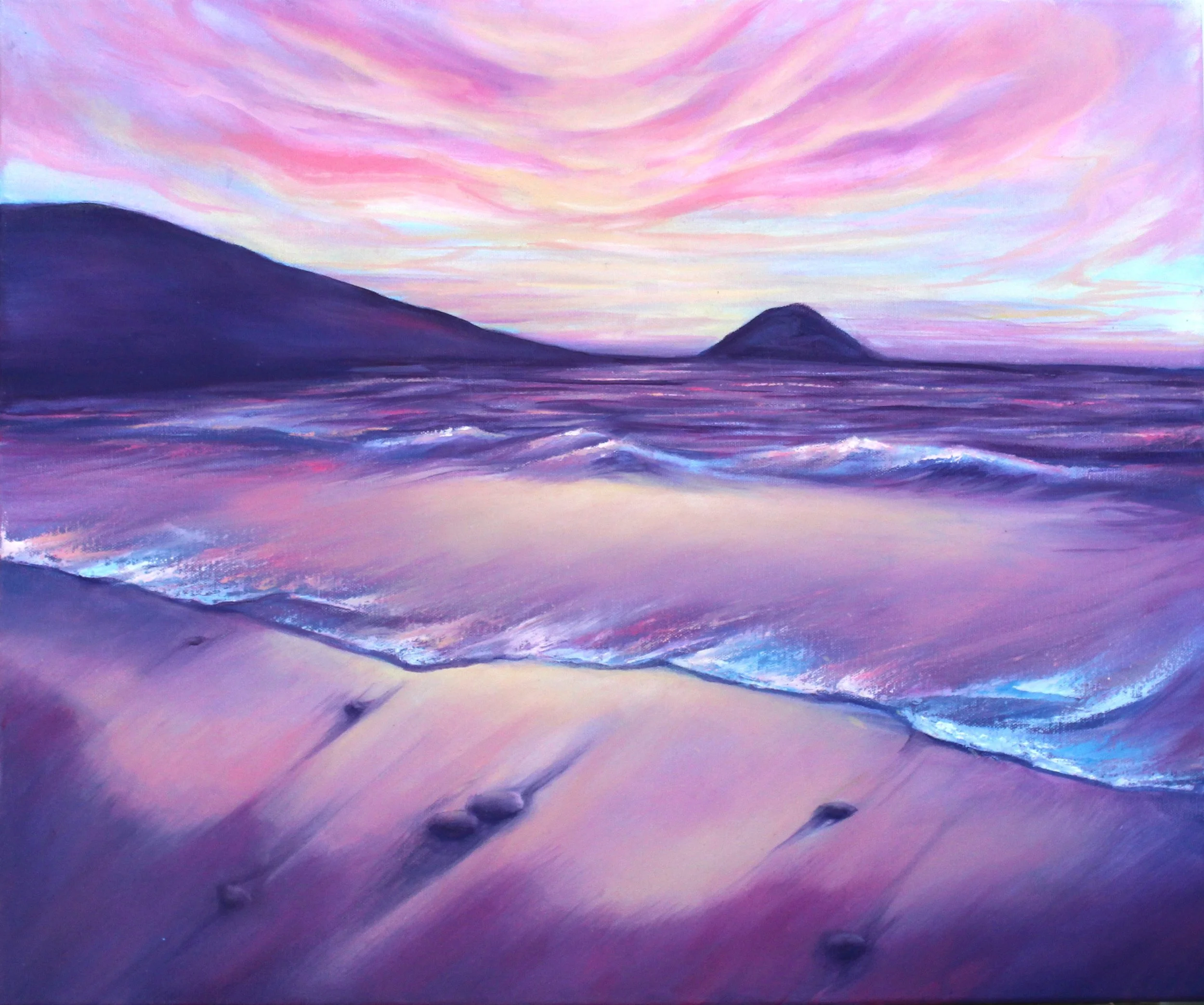 'Kommito',
Oil on canvas, 
50x70cm, 2023, 
£1850