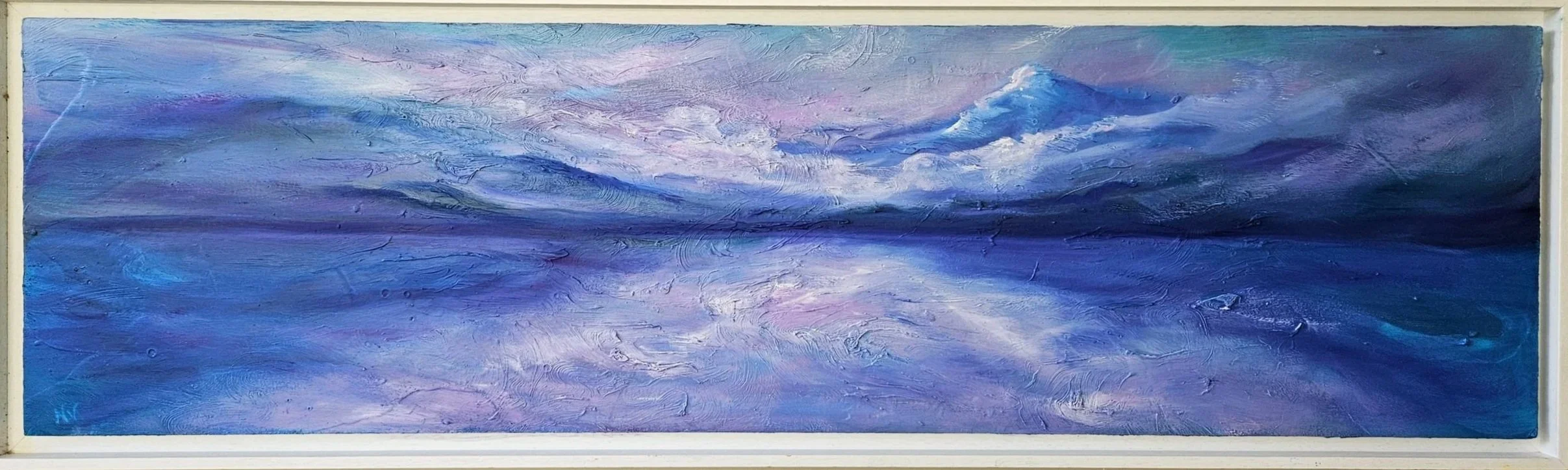 'The Lake'
Oil on board,
79x100cm framed, 2026
£1750