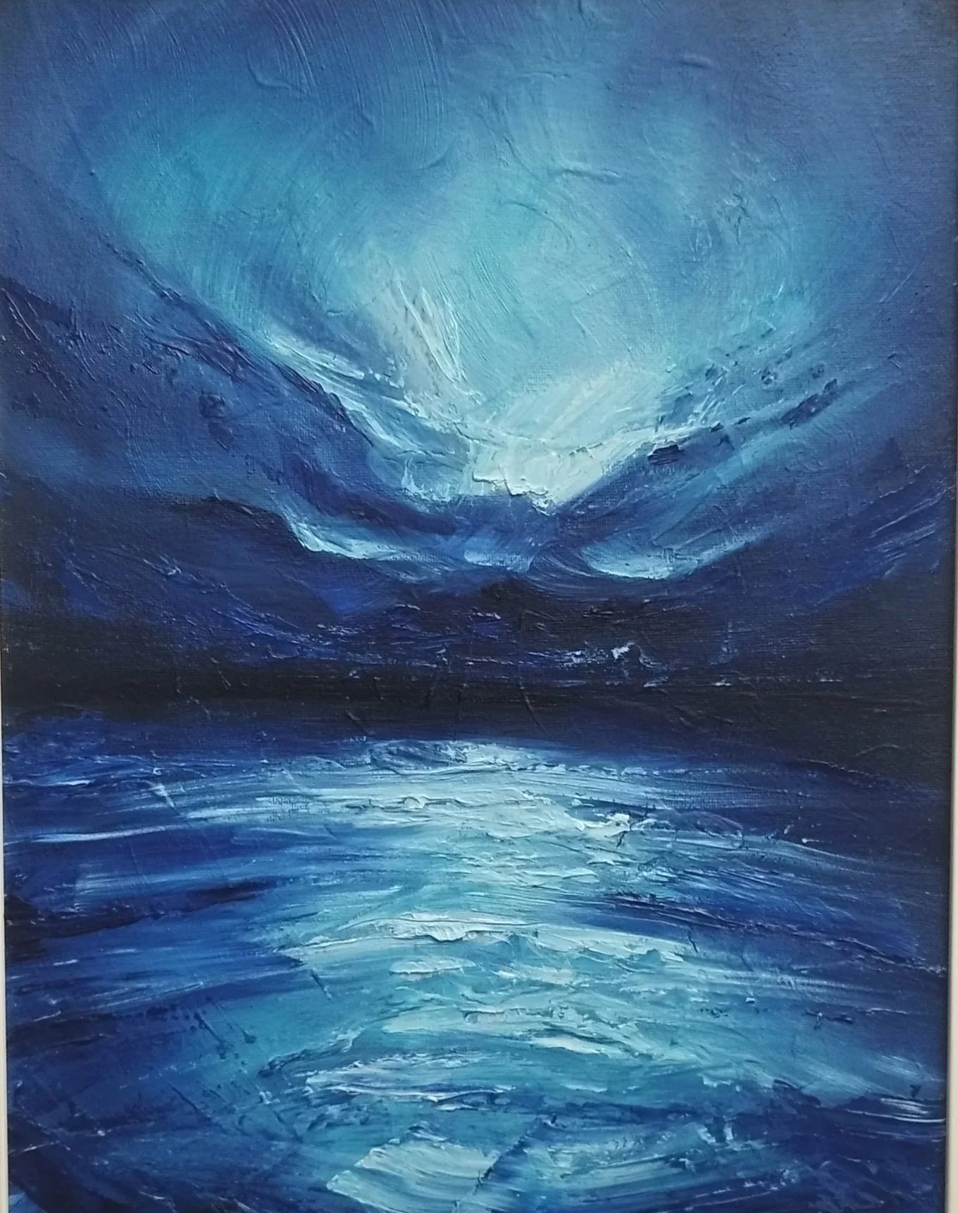 'The Cracking'
Oil on canvas,
34x44cm framed,
£800 SOLD
2025