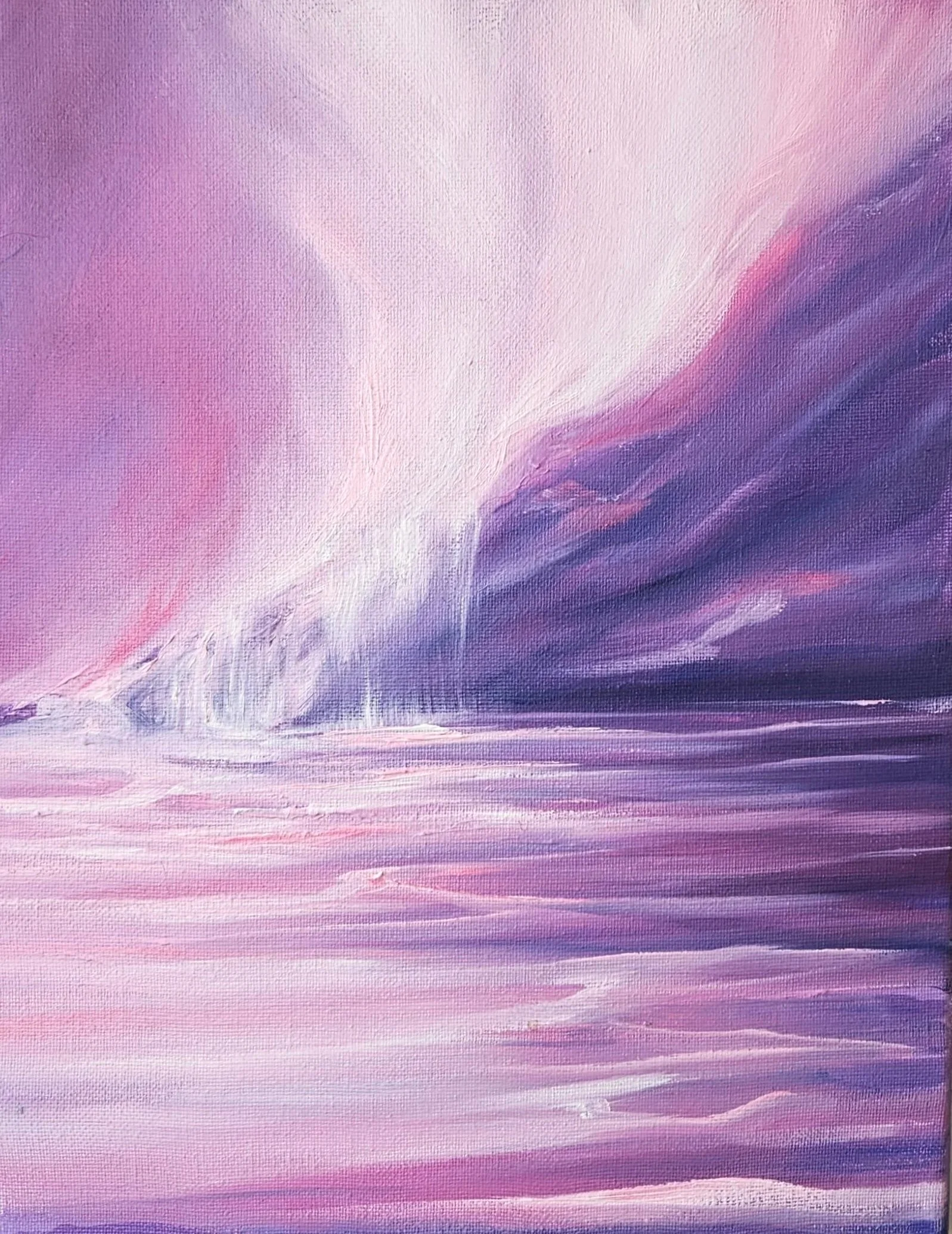 'Streams of Living water'
Oil on canvas,
34x44cm framed,
2026,
£995