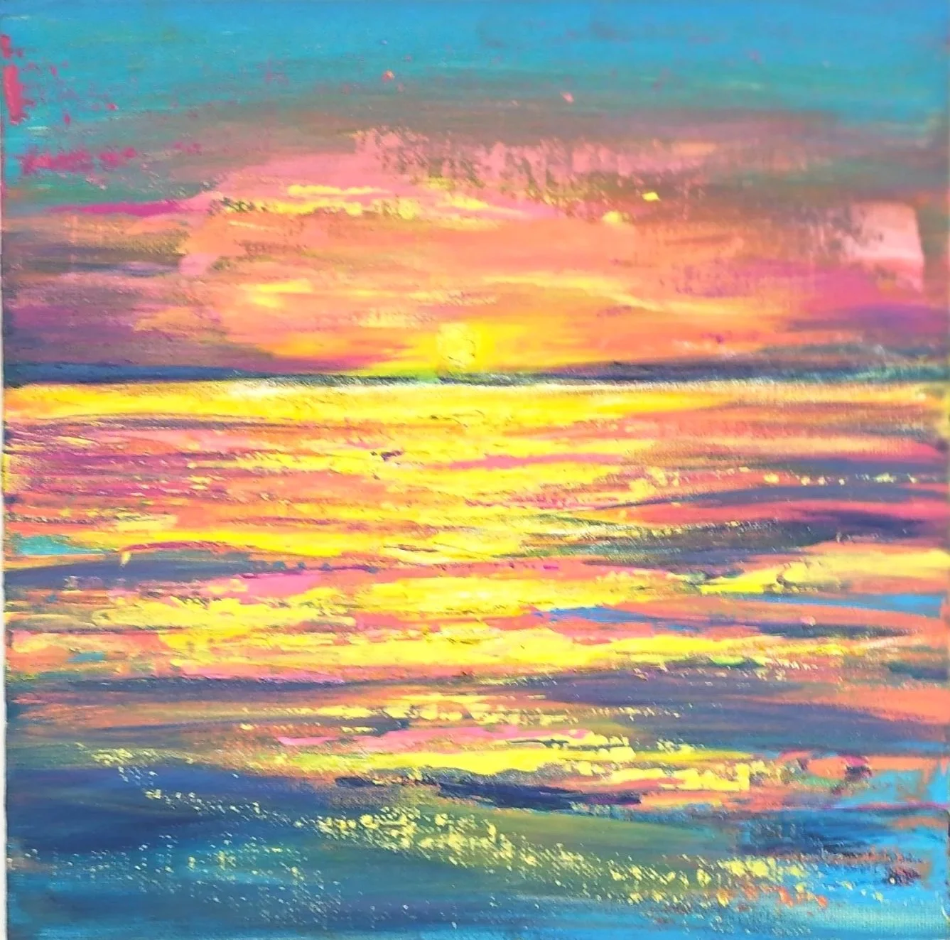 'Settling'
Acrylic on card,
17x20cm
SOLD 
2025