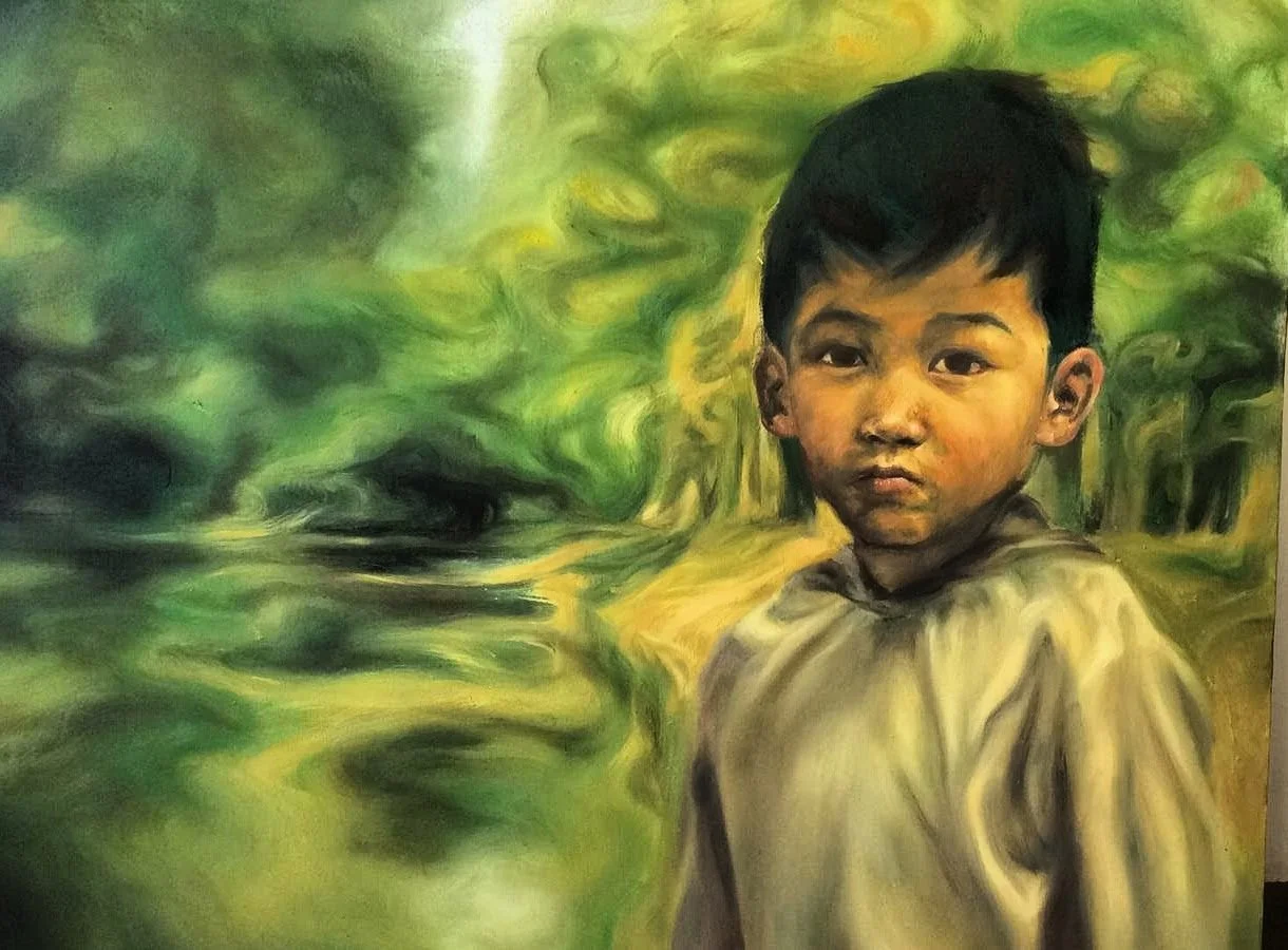 Vanak, oil on canvas, 2018, £1000 (sold)