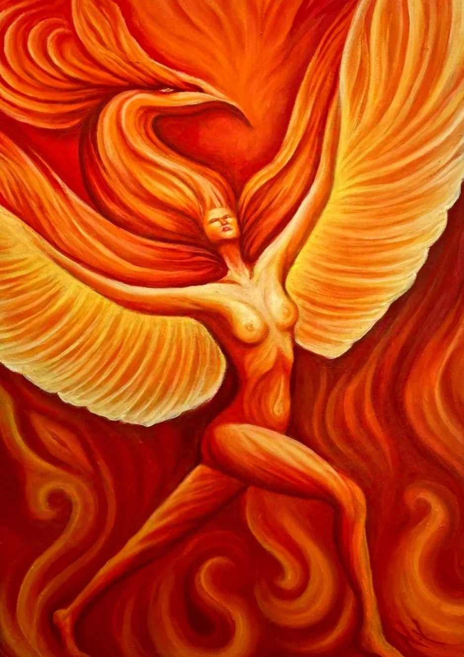 She Who Rises, 50x70cm, €2110