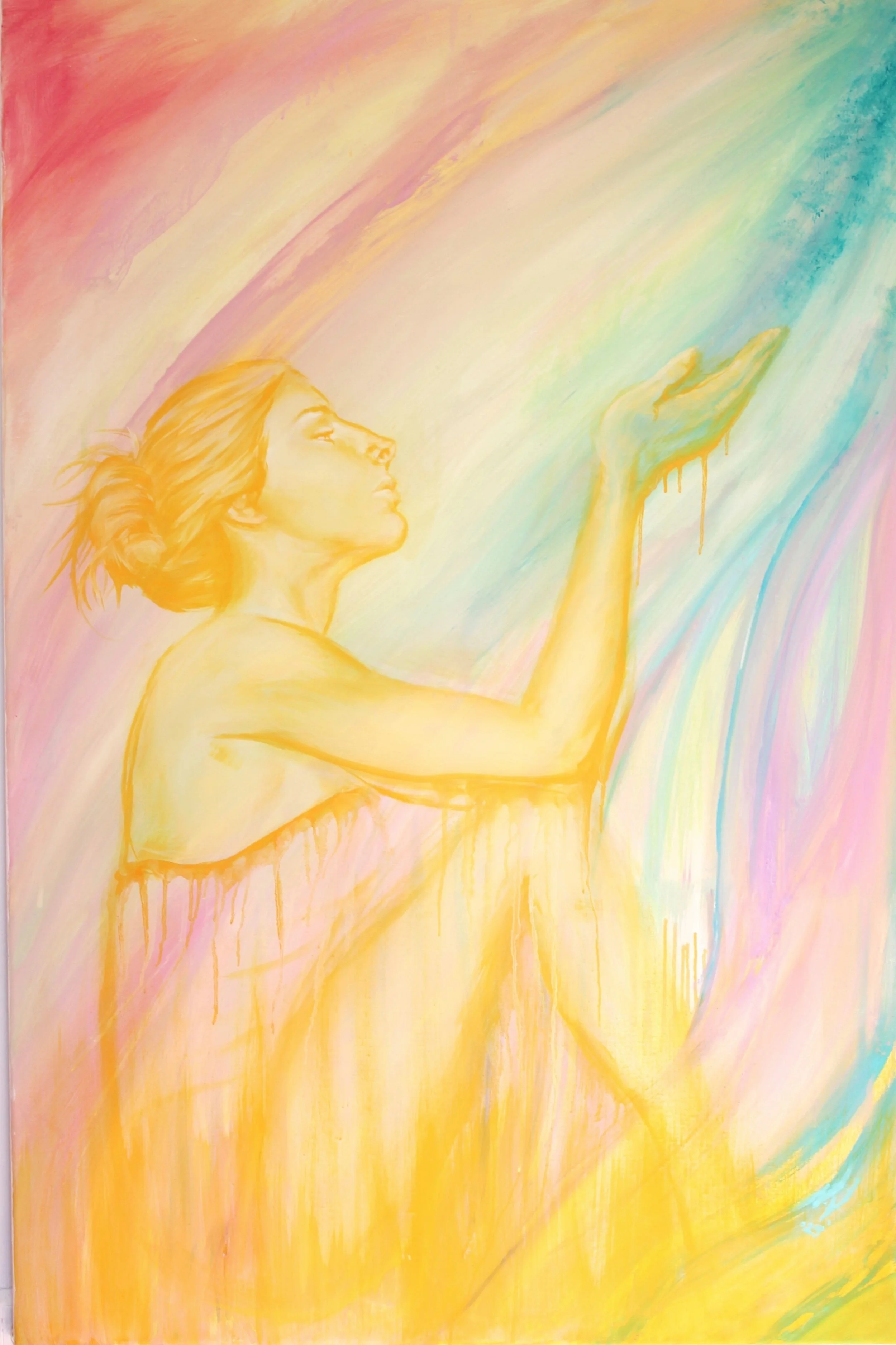 SOLD, She has Faith, oil on canvas, 120x80cm, 2025, £3250.JPG