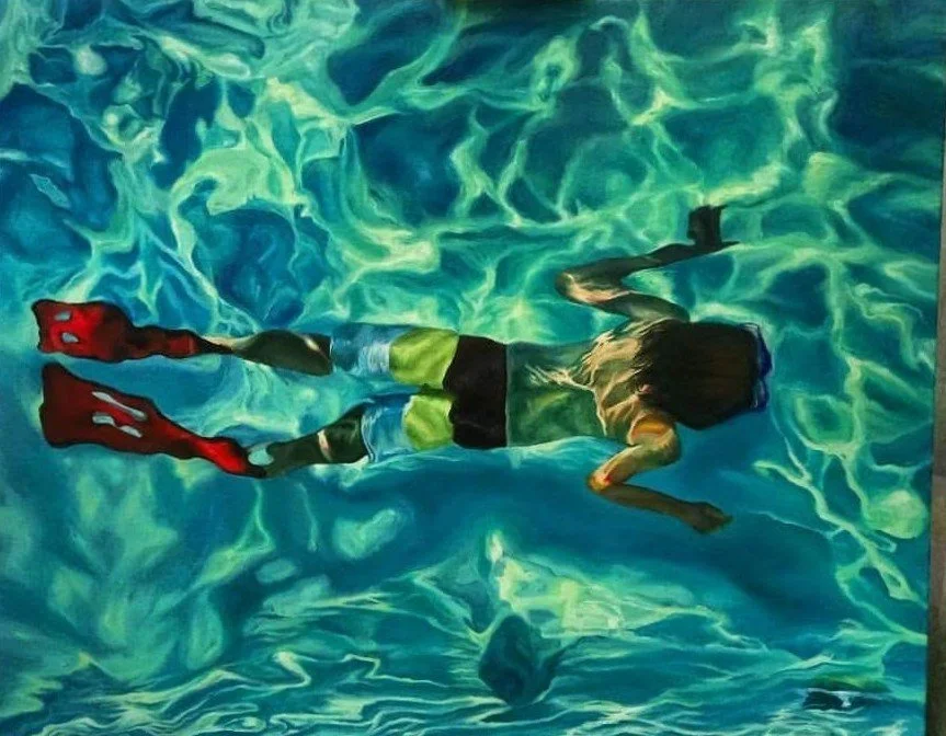 Swimming (Commission)