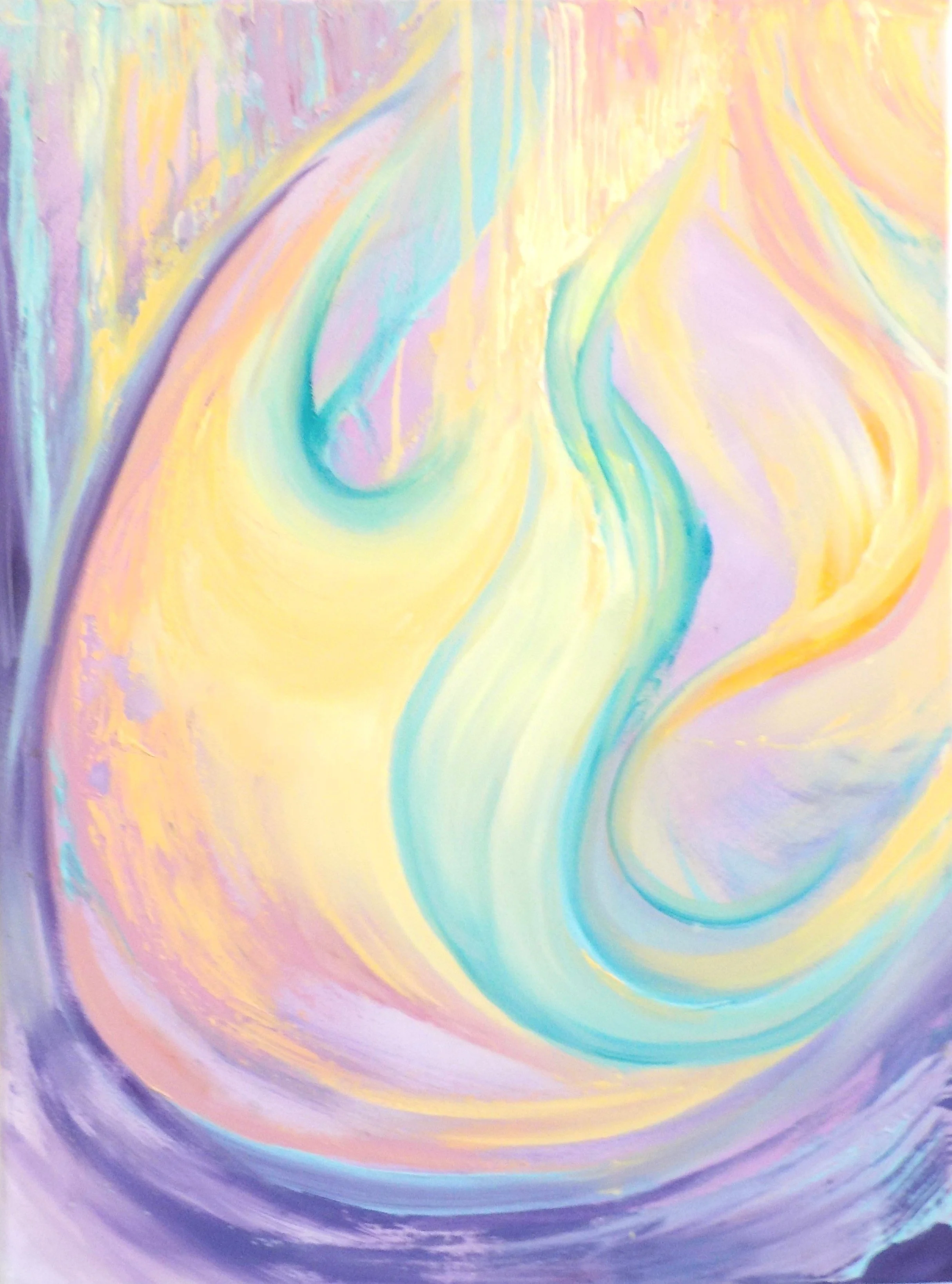 'She has courage', oil on canvas, 50x60cm, 2025 £725
