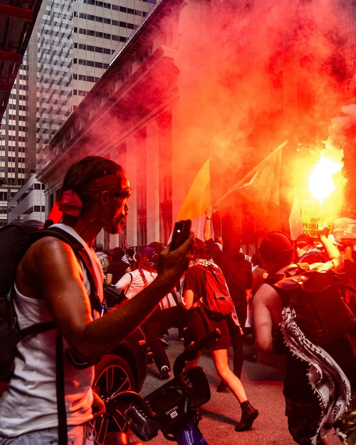 Thousands of Pro-Palestinian protestors take to the streets of NYC to protest against the genocide with the organization Within Our Lifetime.