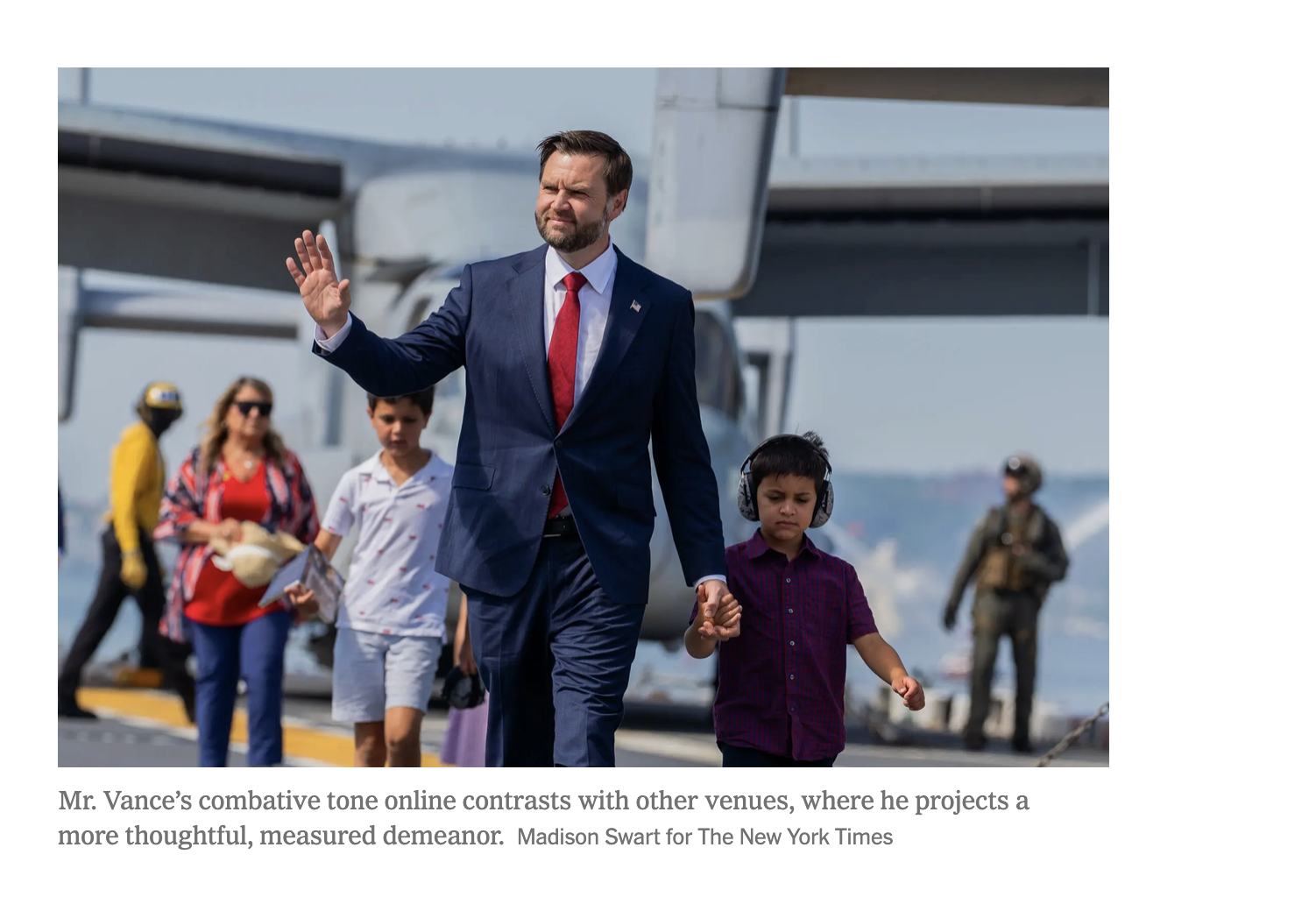 THE NEW YORK TIMES - J.D. Vance 4th of July 250th Anniversary
