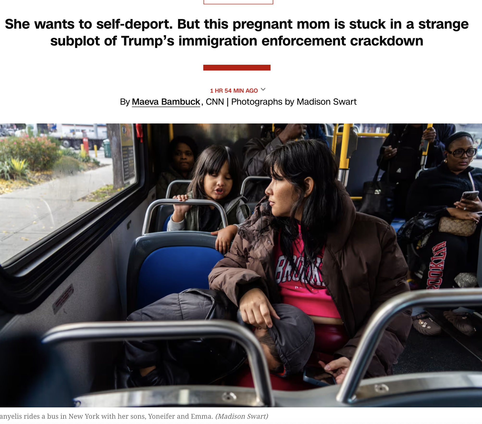 CNN - She wants to self-deport. But this pregnant mom is stuck in a strange subplot of Trump's immigration enforcement crackdown.