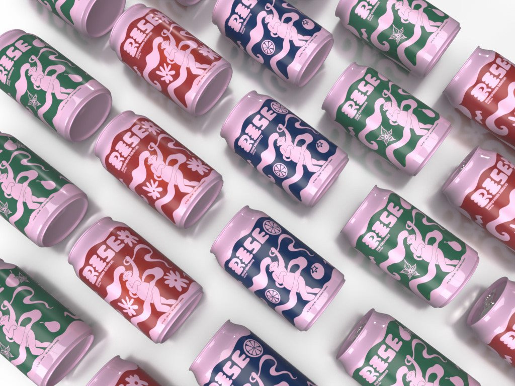 Bottles made in Adobe Dimension