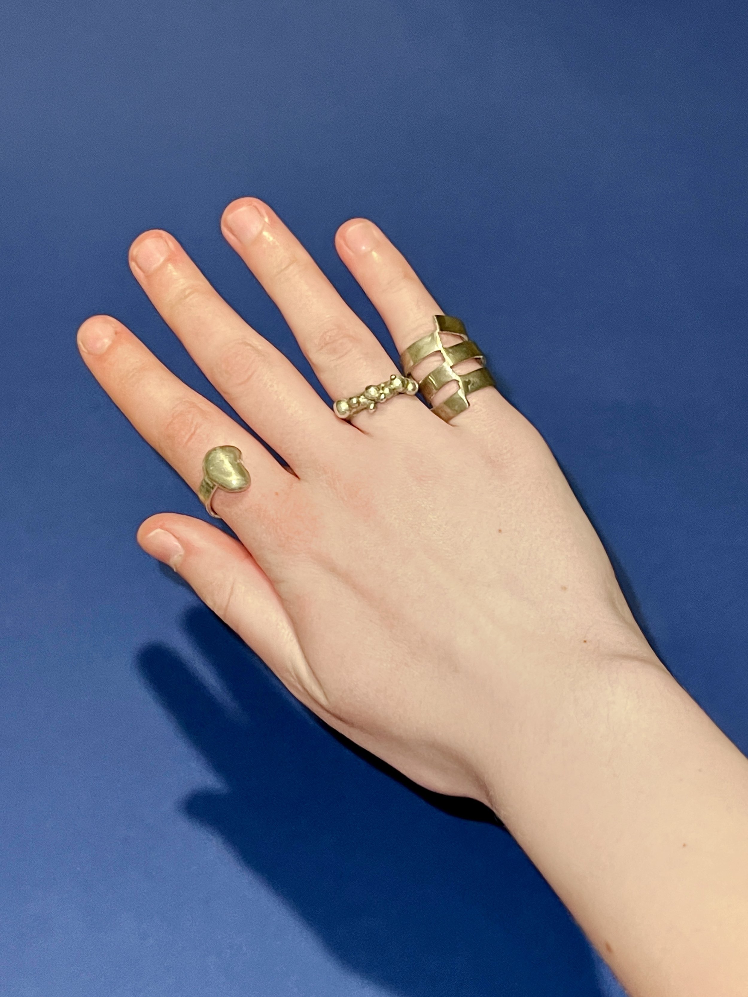 Rings made with sterling silver