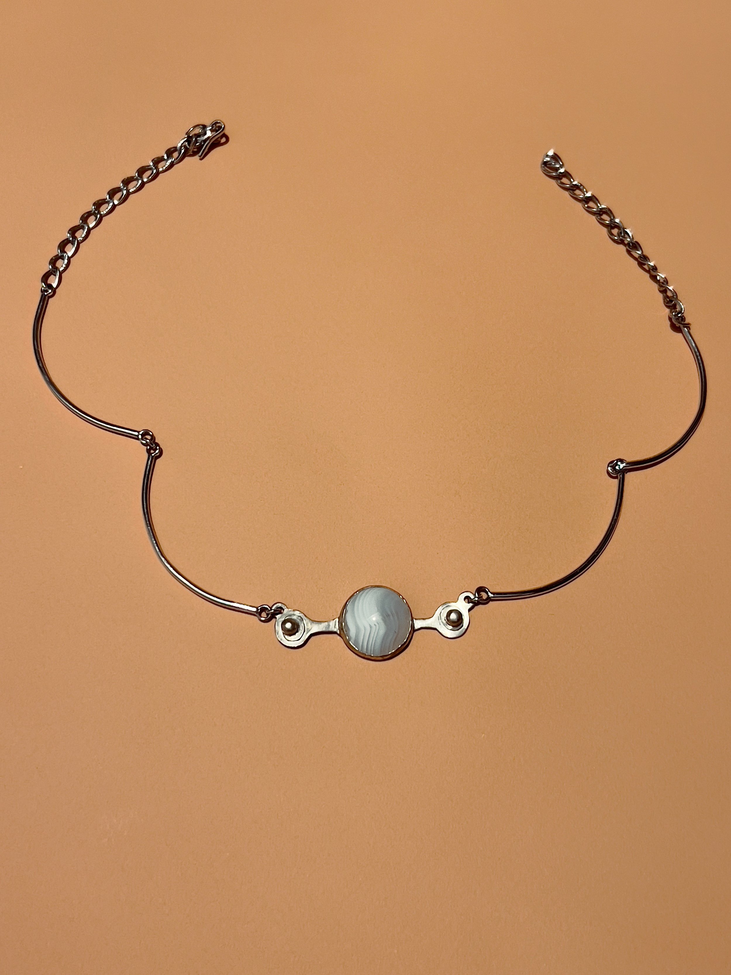 Necklace made with sterling silver