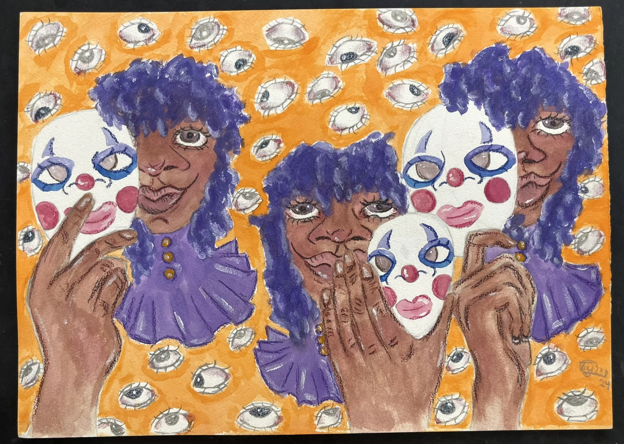 UNTITLED (Watercolor and Acrylic on Paper)