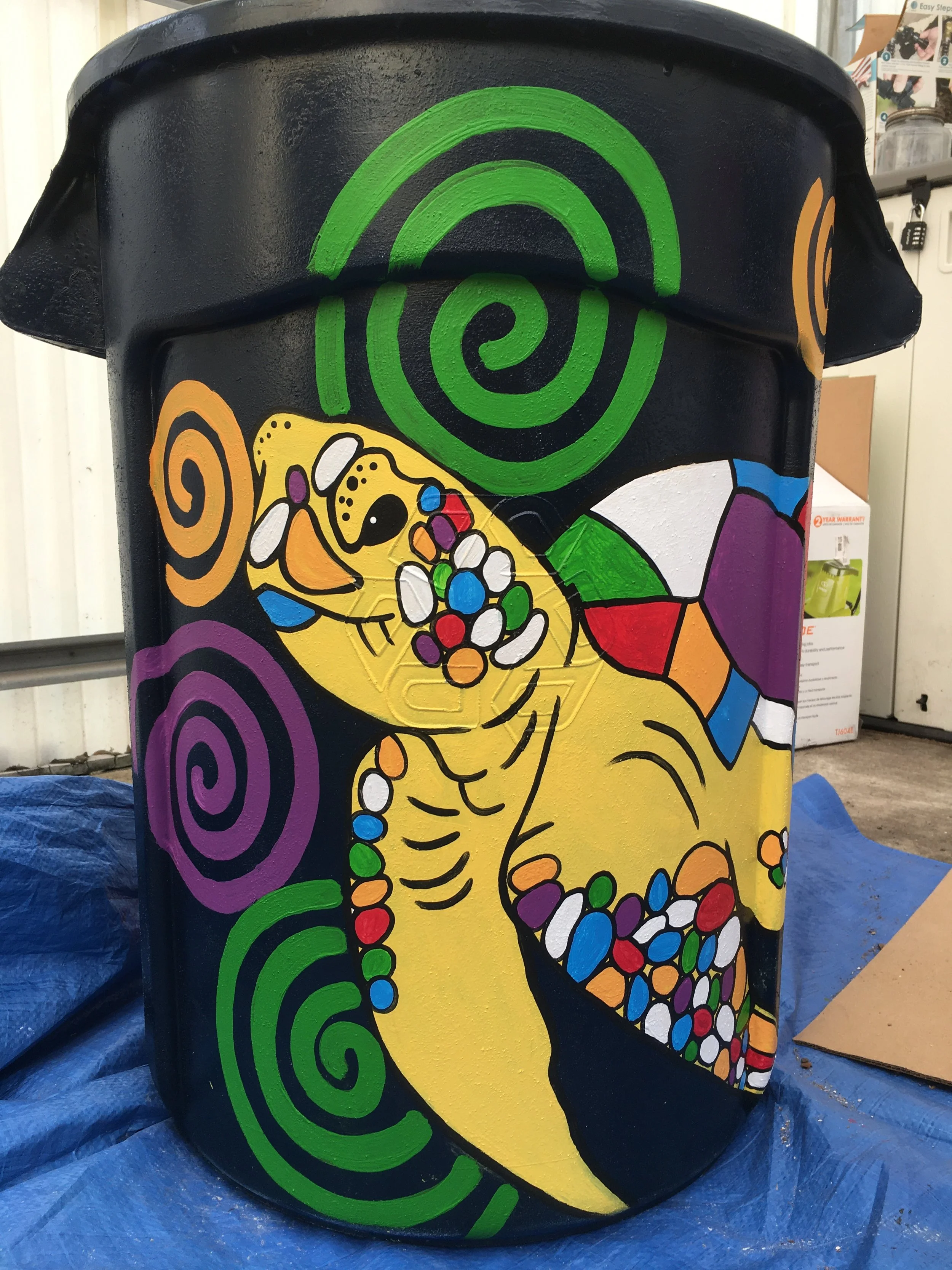 100.SeaTurtleRecyclingBin.painting.JPG