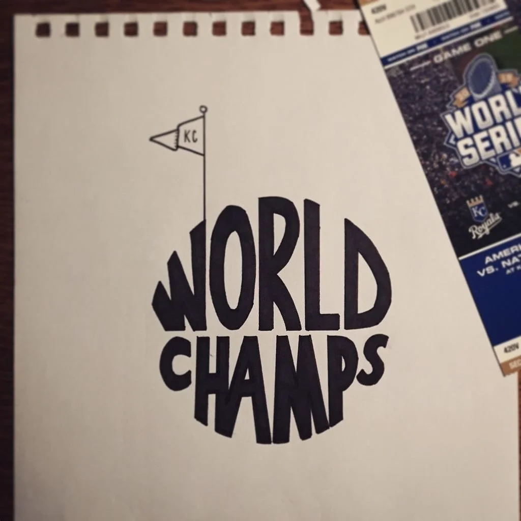 10 years ago in Kansas City 💙

#lettering #penandpaper #analoglettering #handlettering