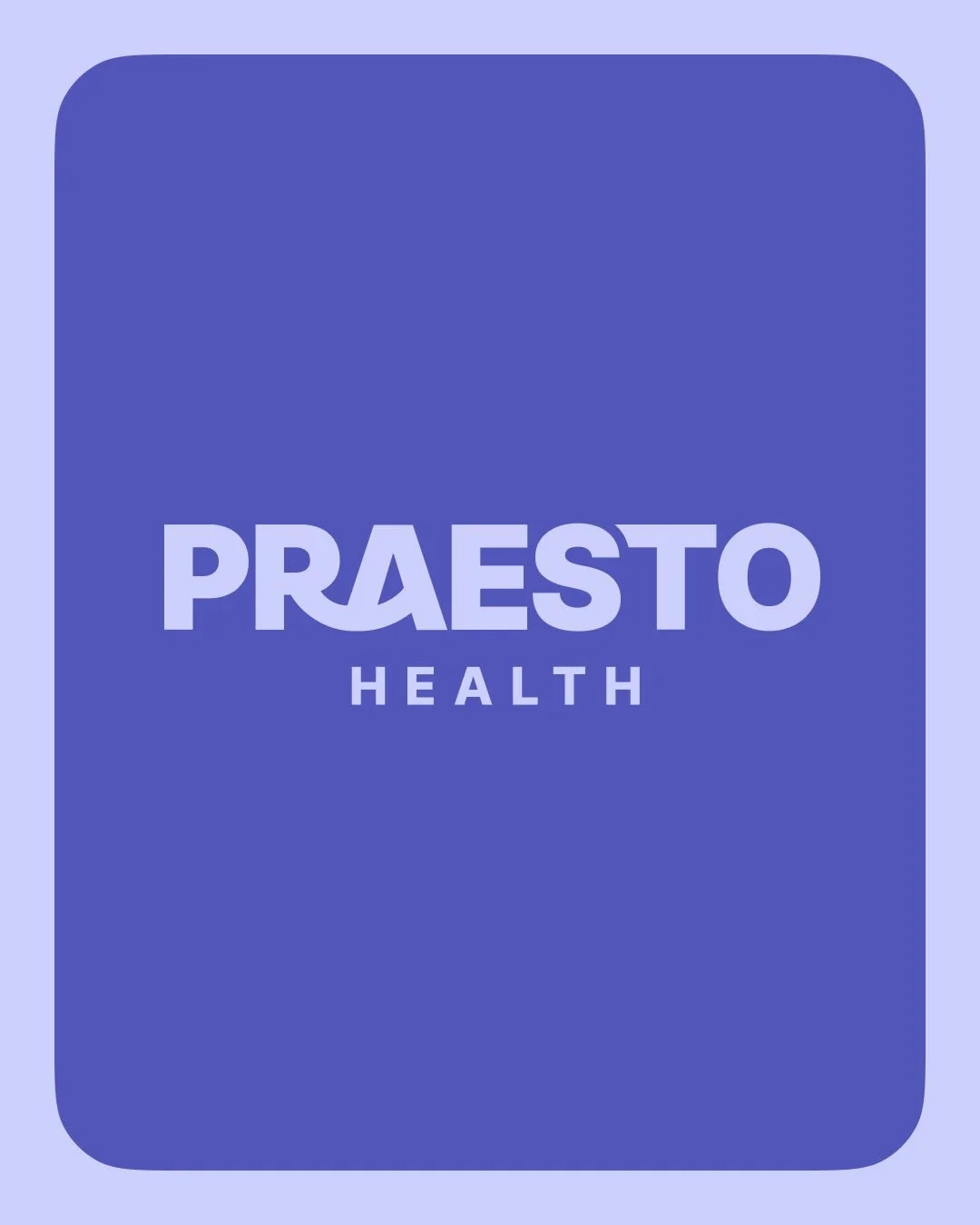 NEW brand work for Praesto Health! ☾

Praesto is a healthcare company that helps veterans diagnose and treat sleep issues. They needed an updated brand that felt innovative, reliable, and professional. 

We&rsquo;re proud of this unique wordmark, whi