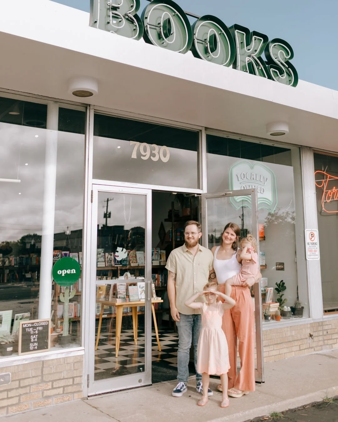 This Saturday is Independent Bookstore Day! 📚🎉

Our studio does a lot of work with bookstores, and that&rsquo;s not a coincidence. My wife, Kate, owns a local bookshop in Kansas City called @monsterasbooks . We opened in 2023, knowing nothing about