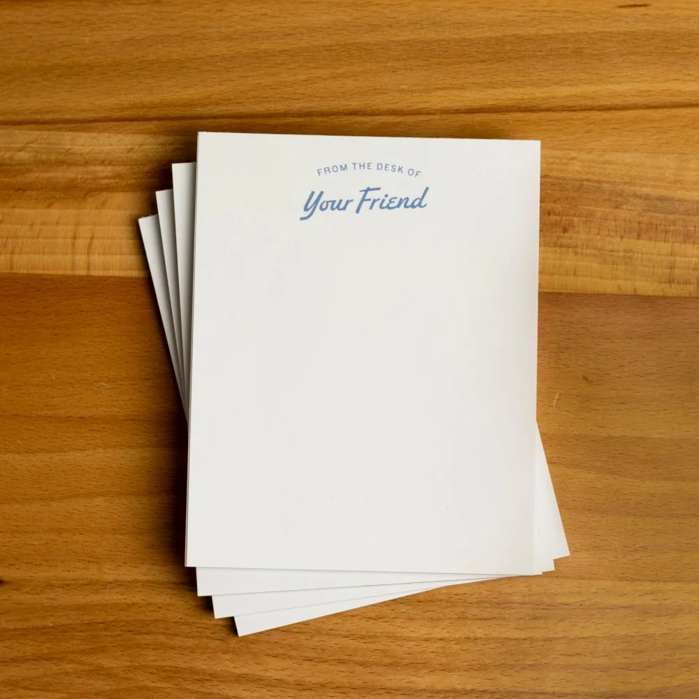 From the Desk of Your Friend Notepad