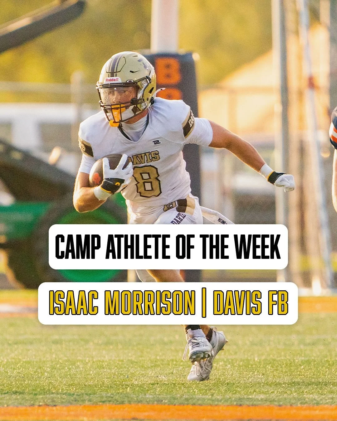 🏆 Athlete of the Week &ndash; Isaac Morrison 🏆

This week at CAMP, Building Better Athletes, we&rsquo;re excited to highlight Isaac Morrison from Davis High School as our Athlete of the Week! Isaac delivered an incredible performance against Bingha
