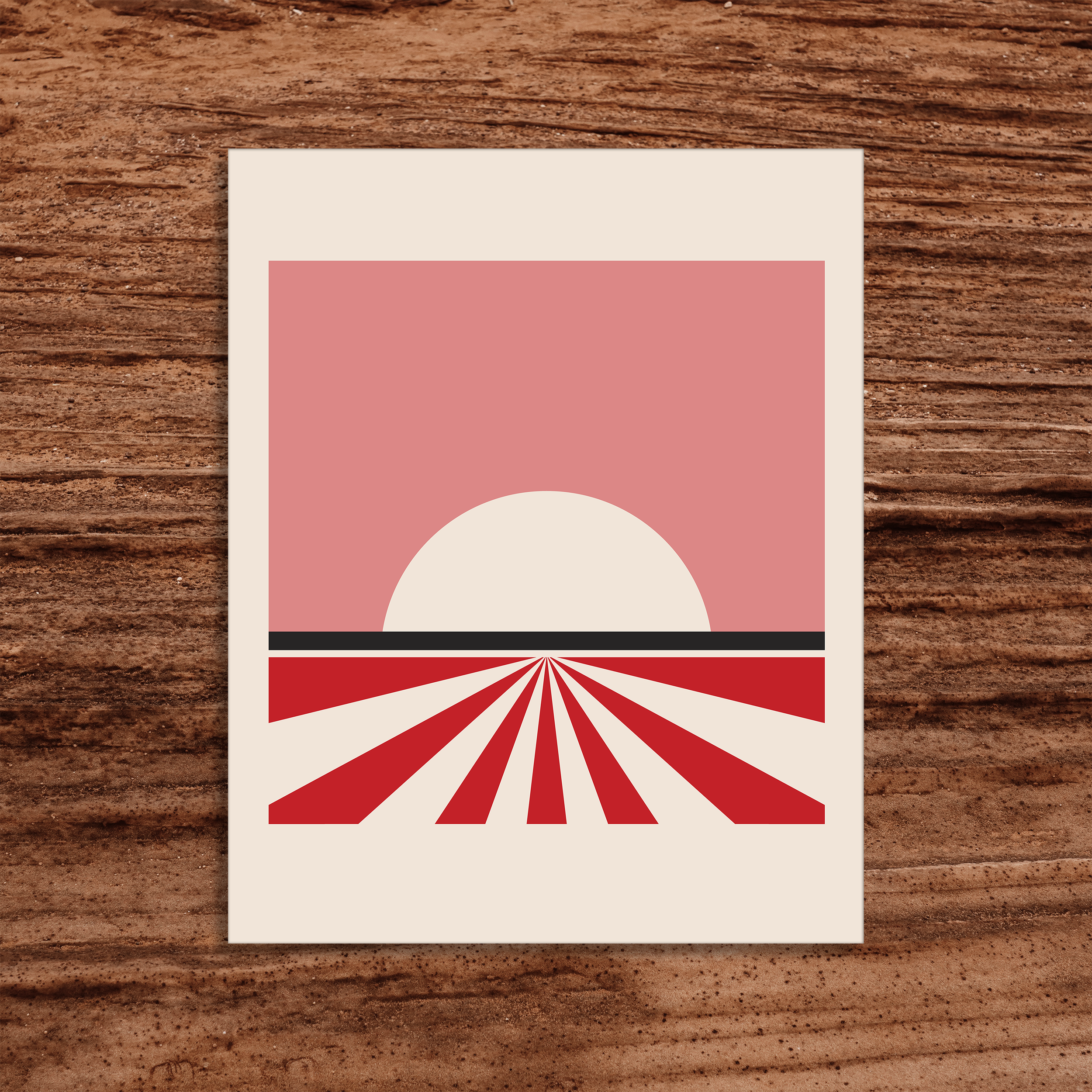 Sunset Graphic Art Print