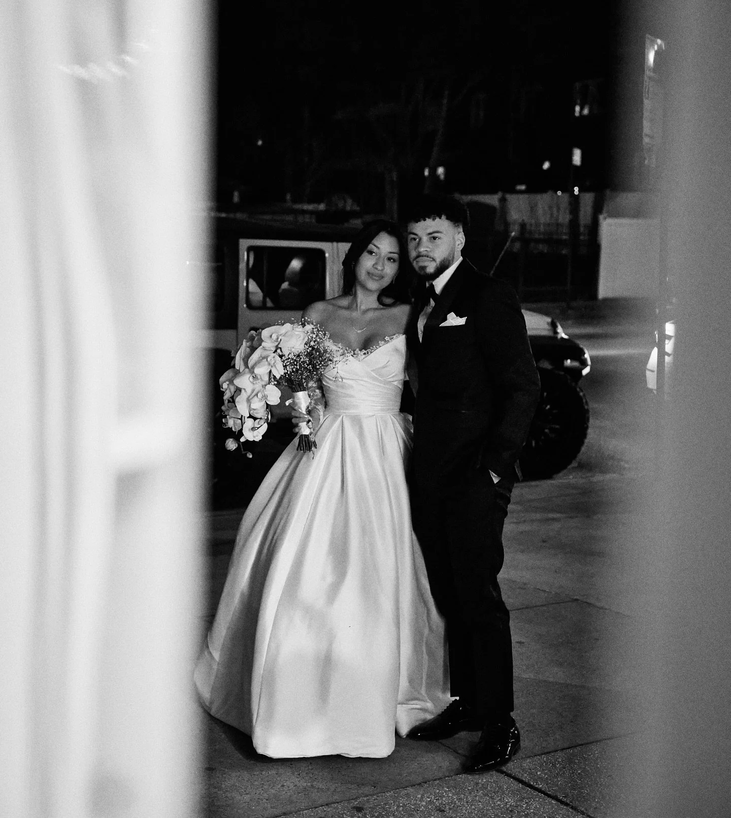 A black-and-white frame. A breath between lines.
⠀
You didn&rsquo;t plan a big wedding.
You planned a real one.
⠀
We turn your quietest moments into timeless stories &mdash;
with light, with sound, with soul.