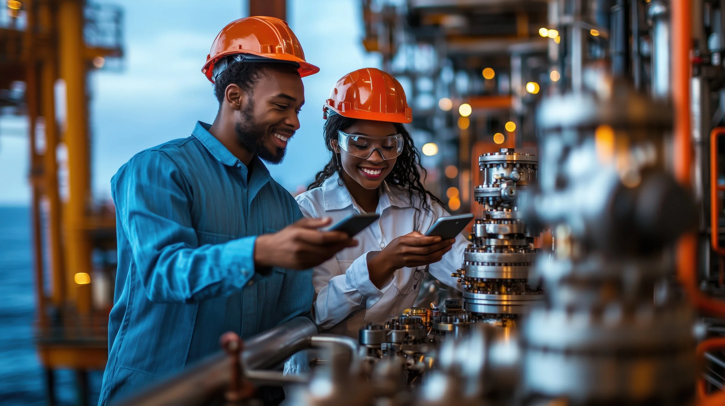 young-diverse-engineers-smiling-while-using-smartphones-industrial-setting.jpg