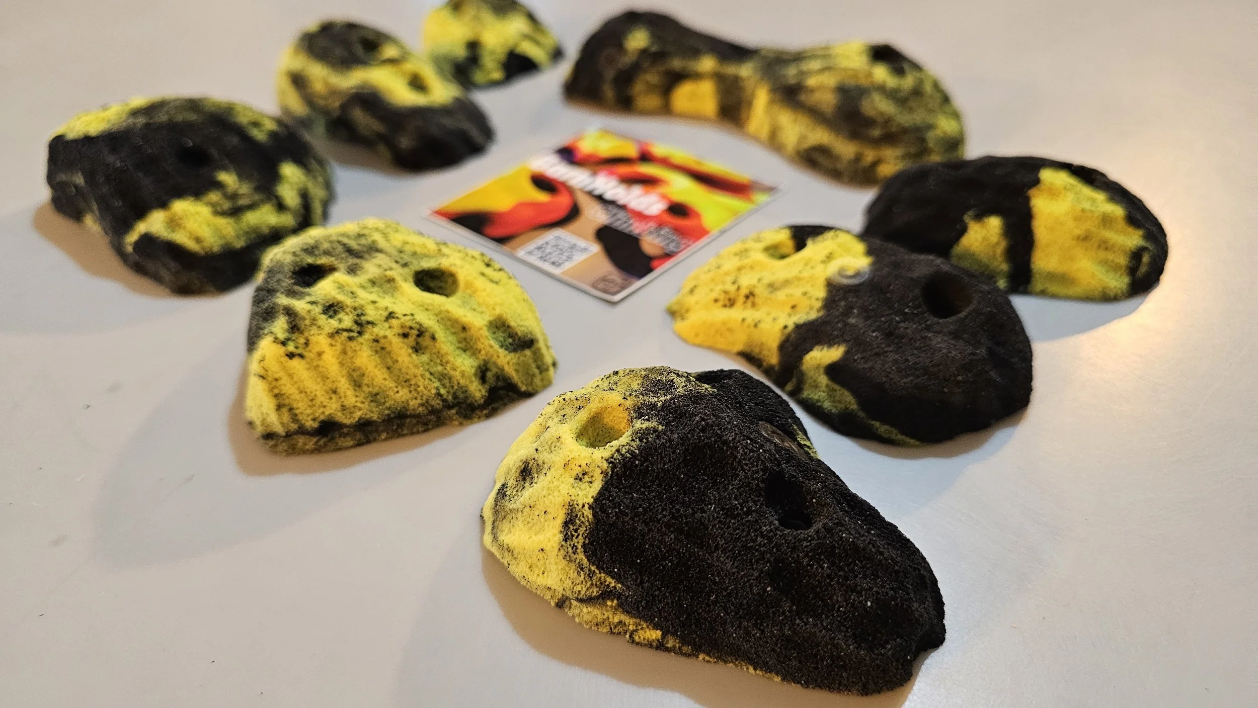 rock climbing holds crimps boulder set home climbing wall barnholds