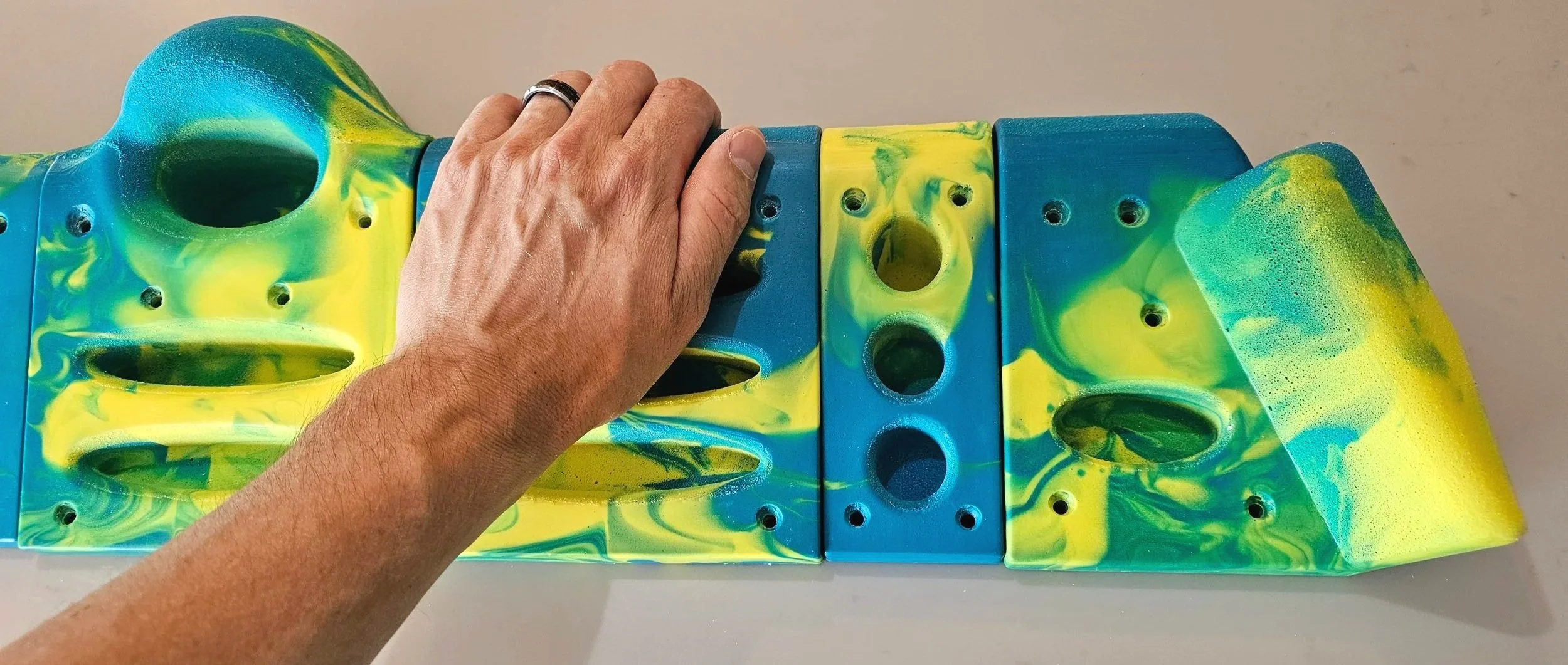 Hangboard Rock Climbing Training Fingerboard Barnholds Homewall Fitness