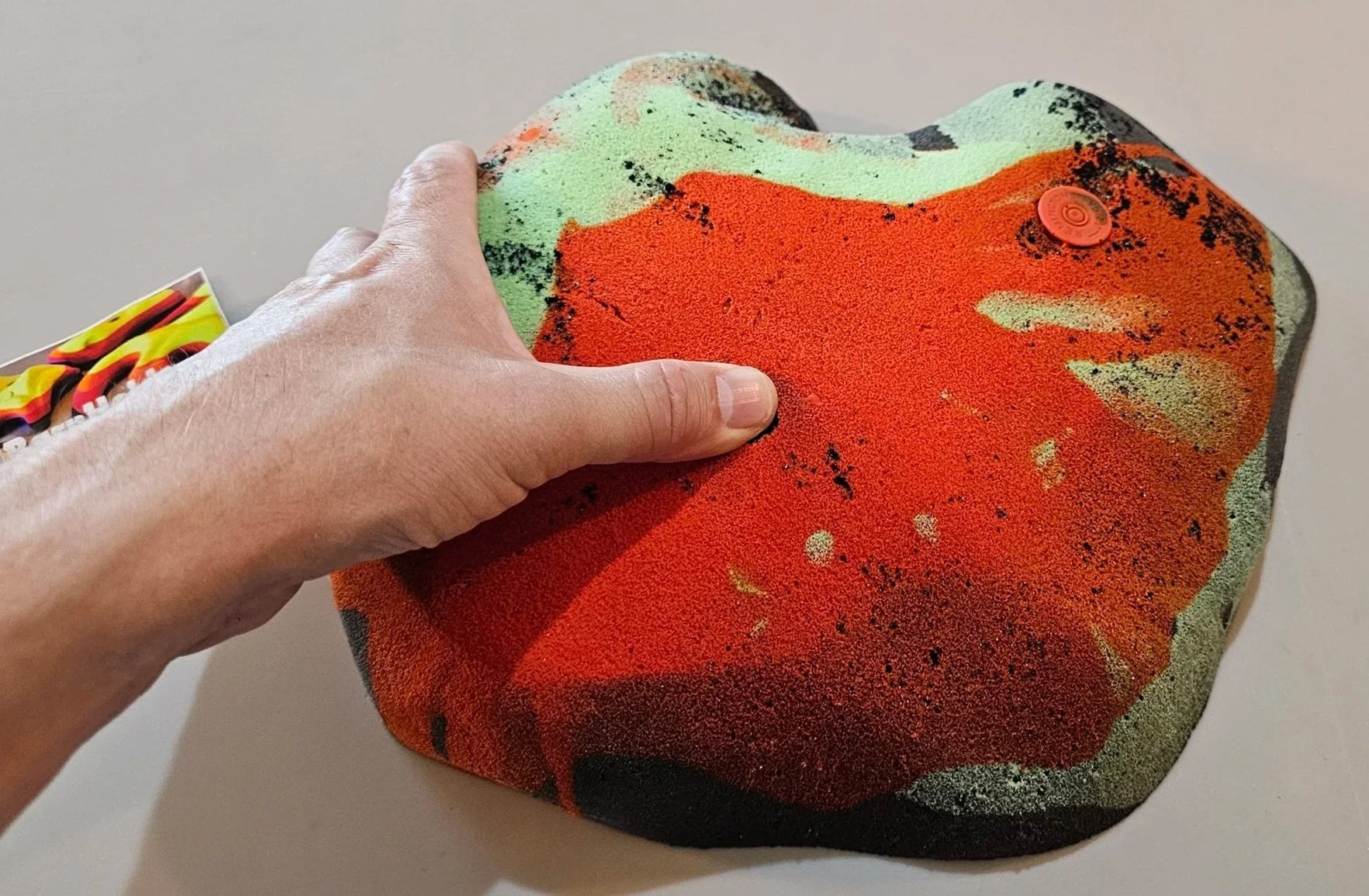 Sourdough loaf rock climbing hold, barnholds jug feature