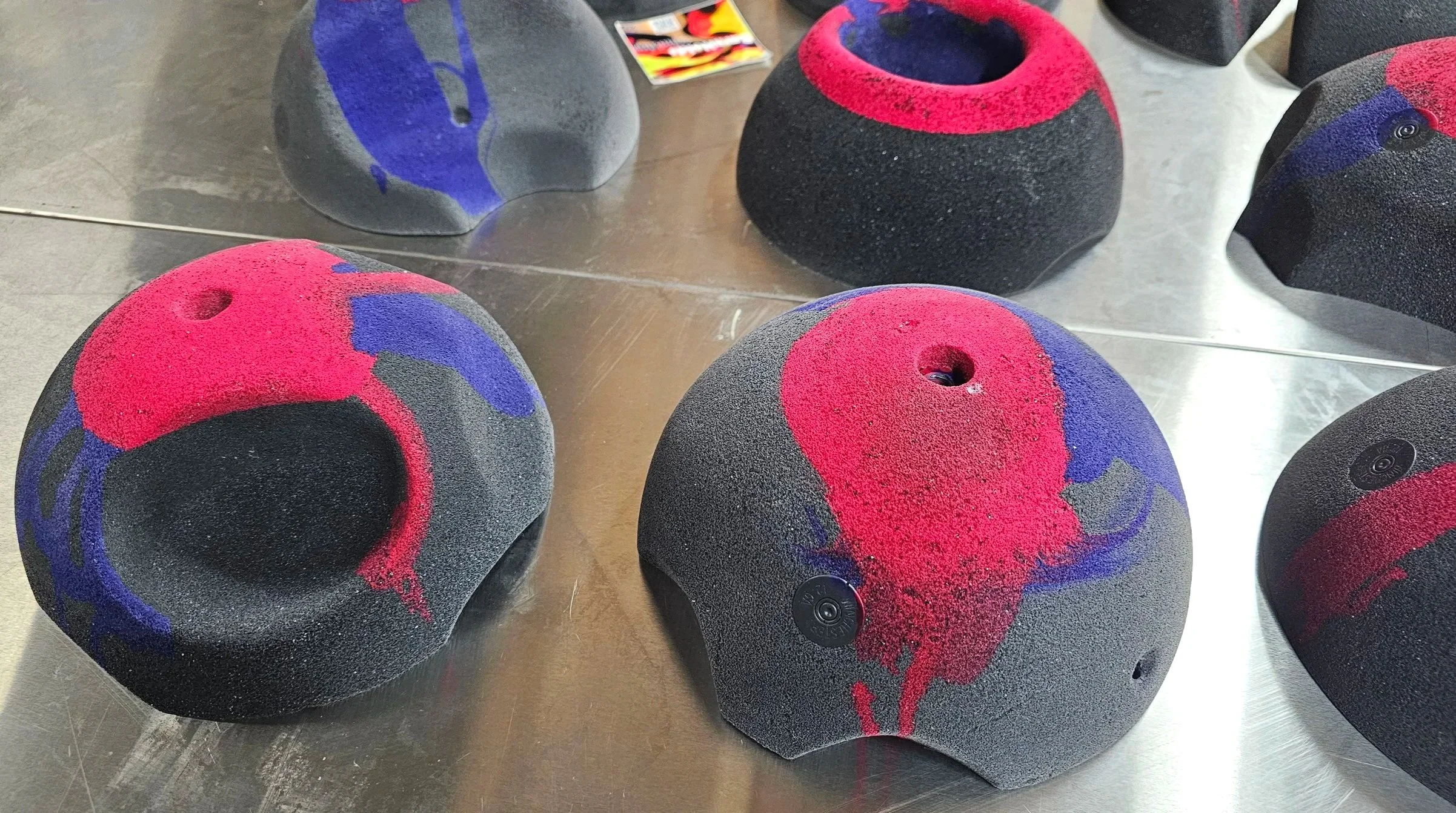 Huge feature rock climbing holds set, deep jugs, slopers, pinches, pockets, barnholds homewall bouldering holds