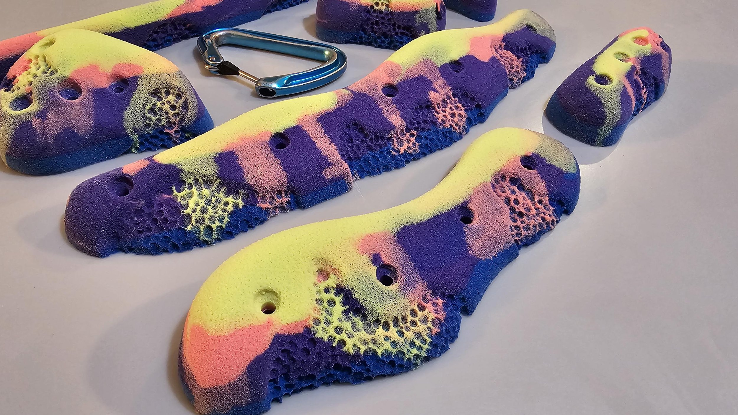 custom rock climbing holds handmade BarnHolds bouldering unique