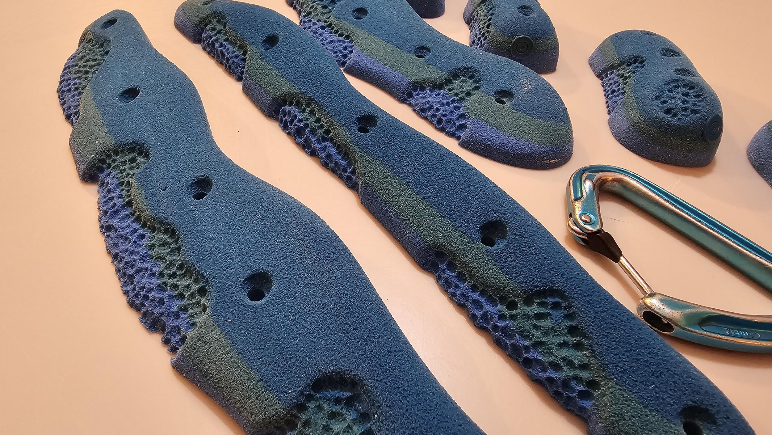 custom rock climbing holds handmade BarnHolds bouldering unique