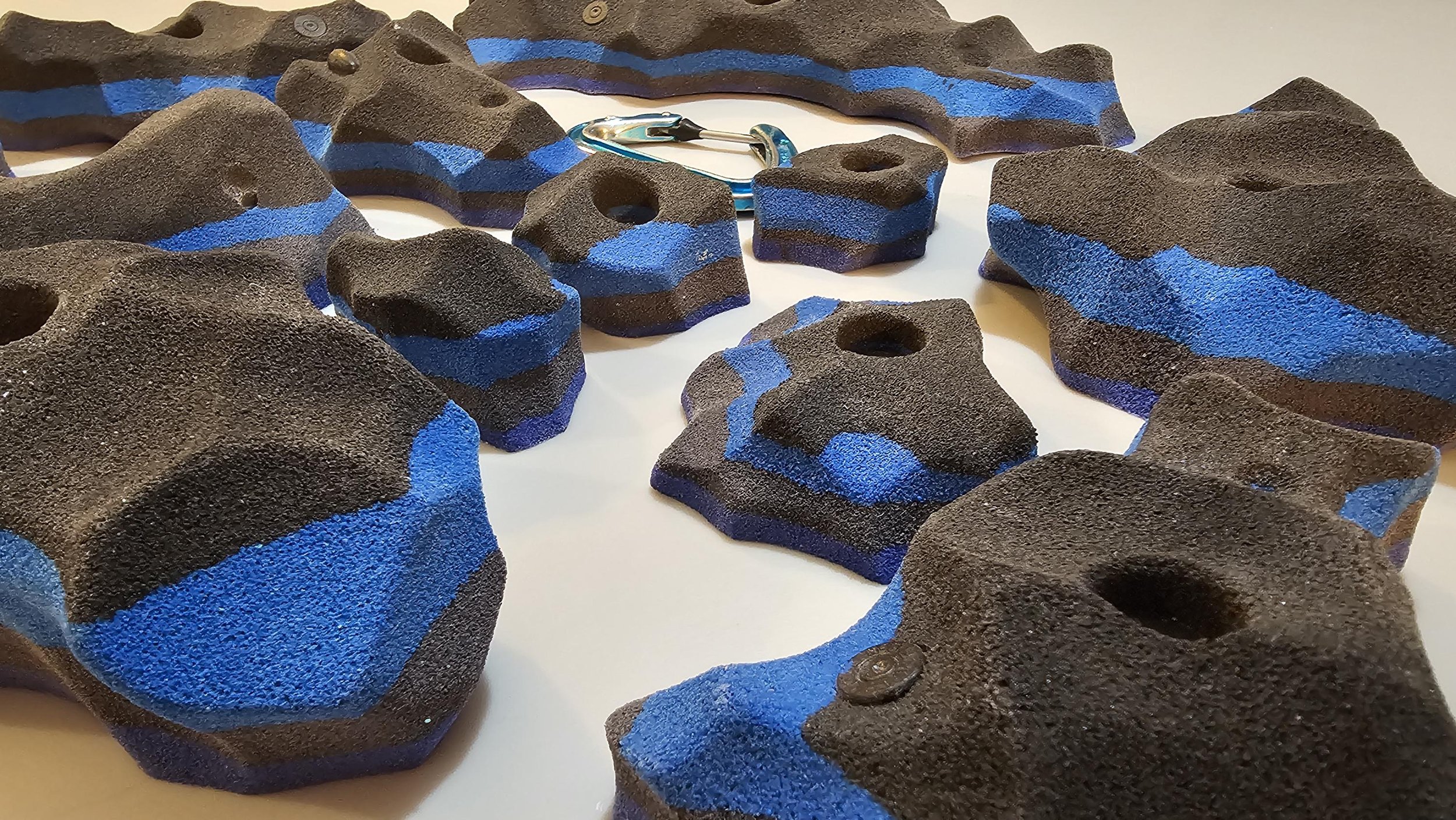 custom rock climbing holds handmade BarnHolds bouldering unique