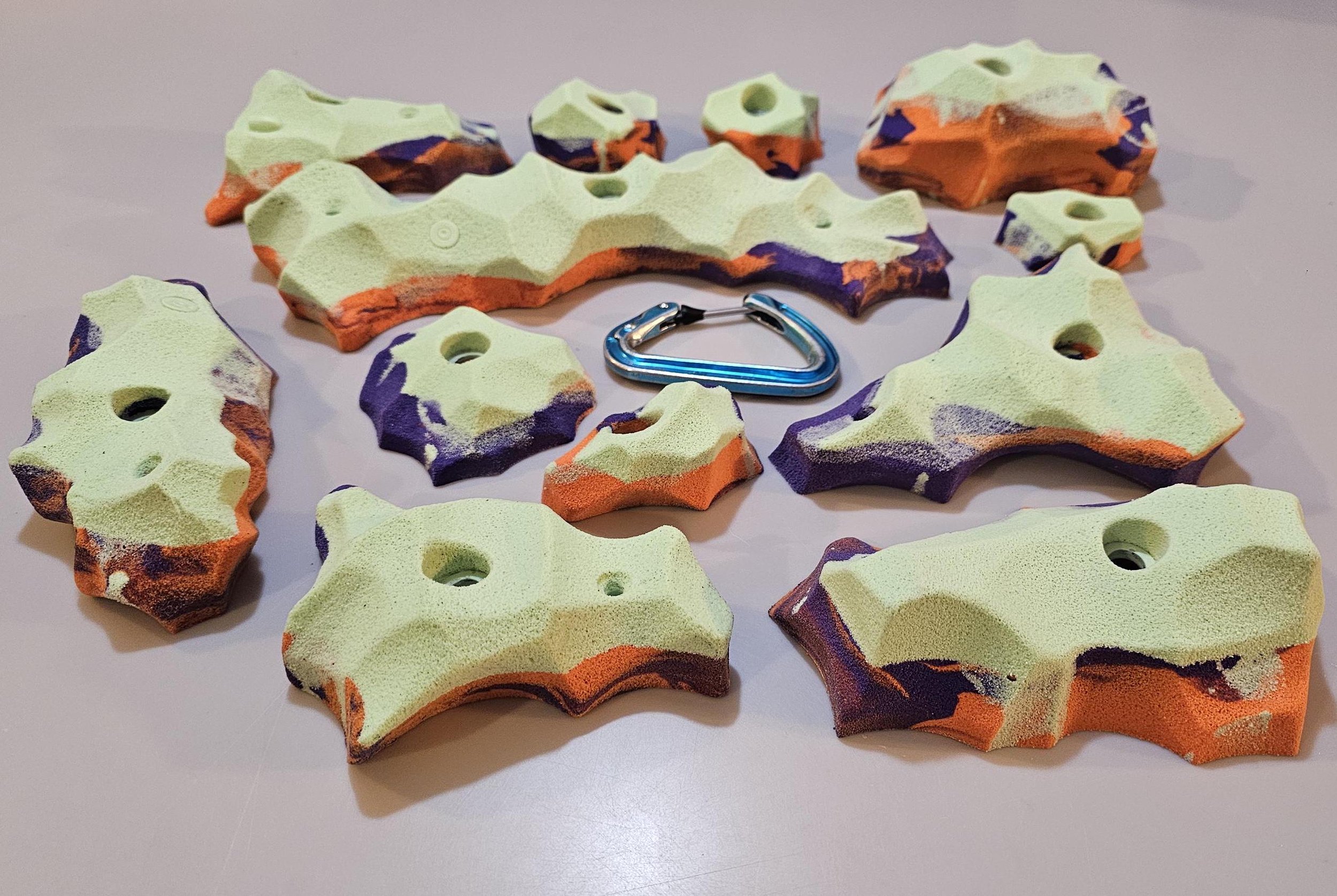 custom rock climbing holds handmade BarnHolds bouldering unique