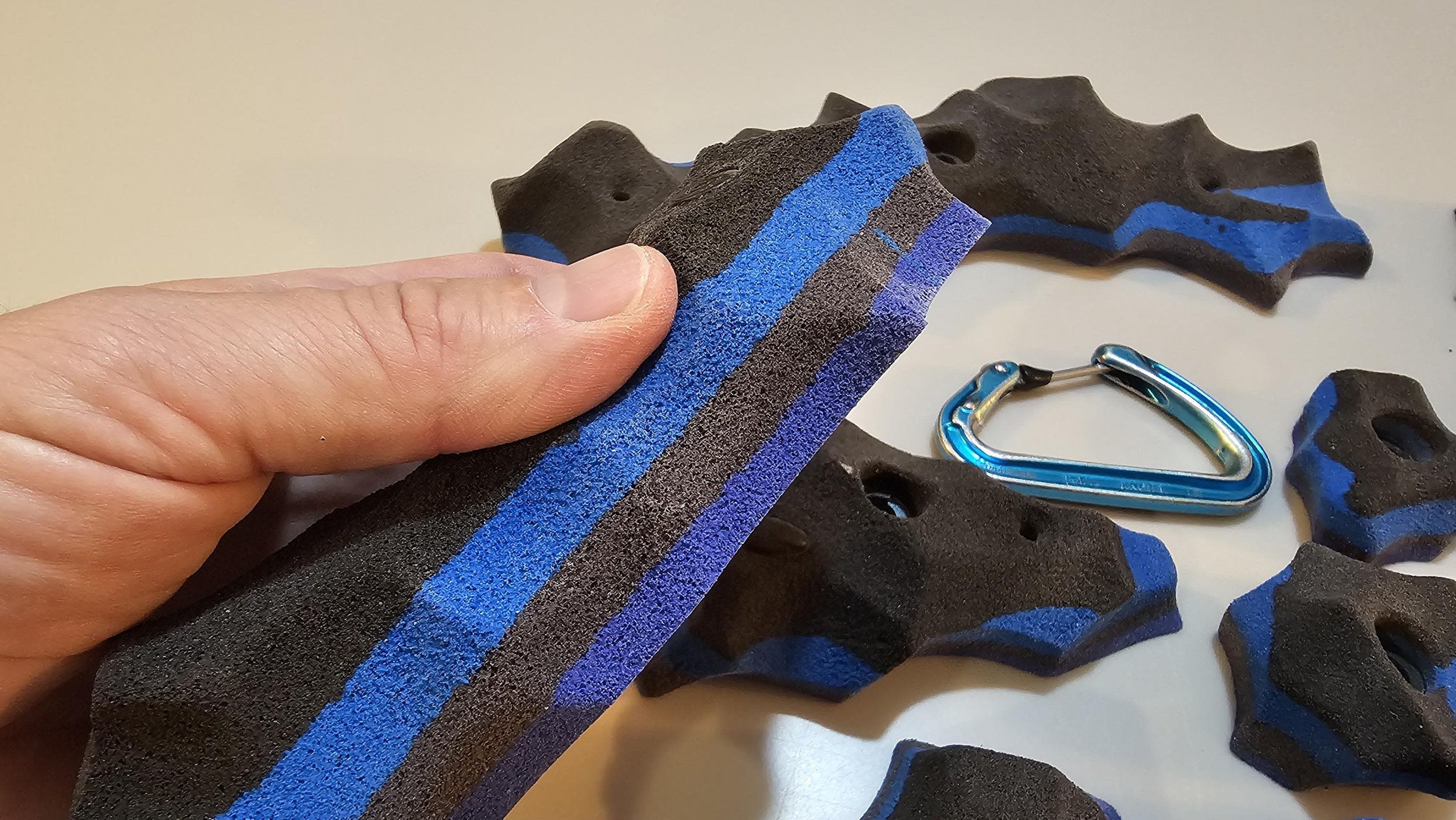custom rock climbing holds handmade BarnHolds bouldering unique