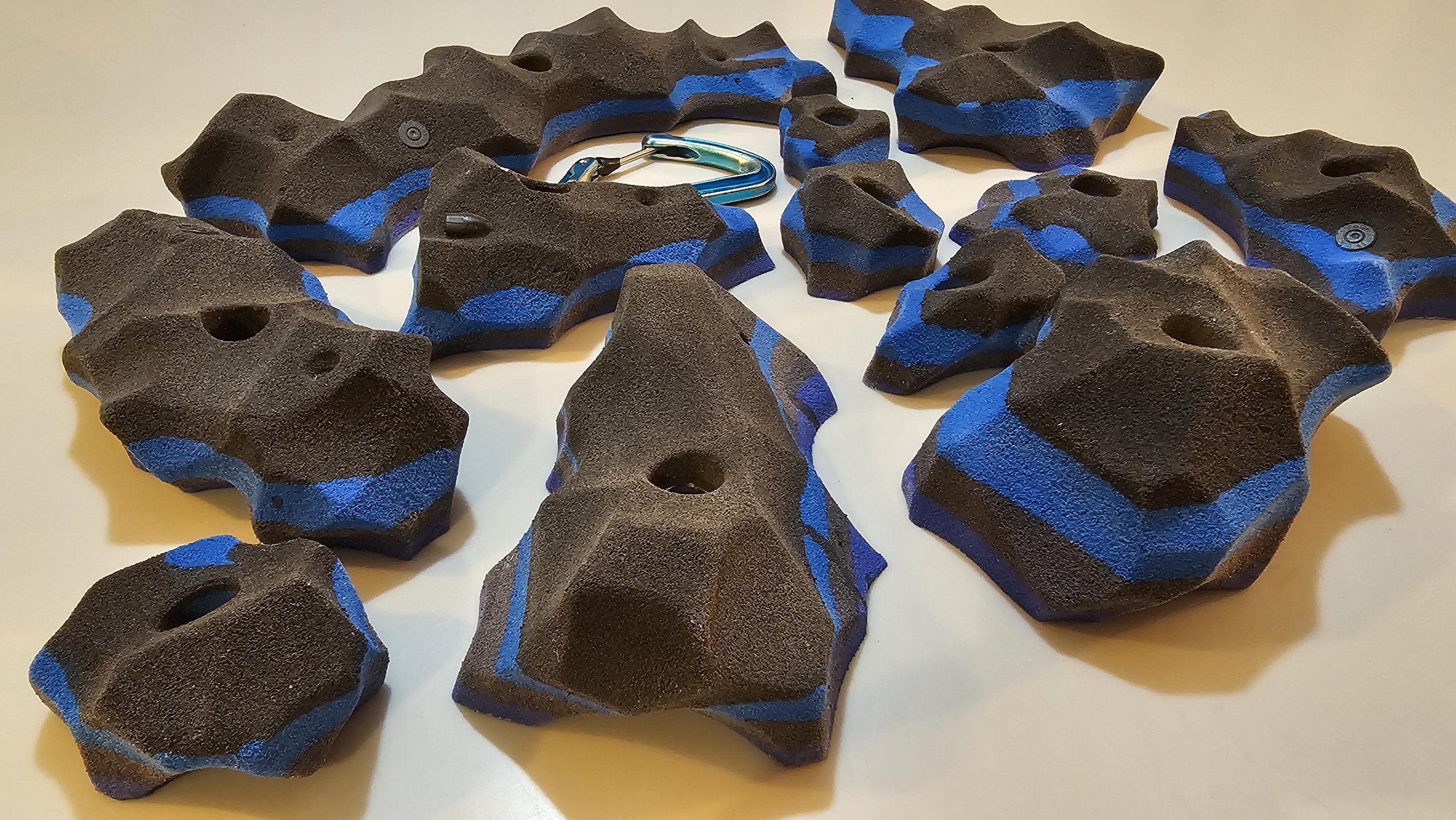 custom rock climbing holds handmade BarnHolds bouldering unique