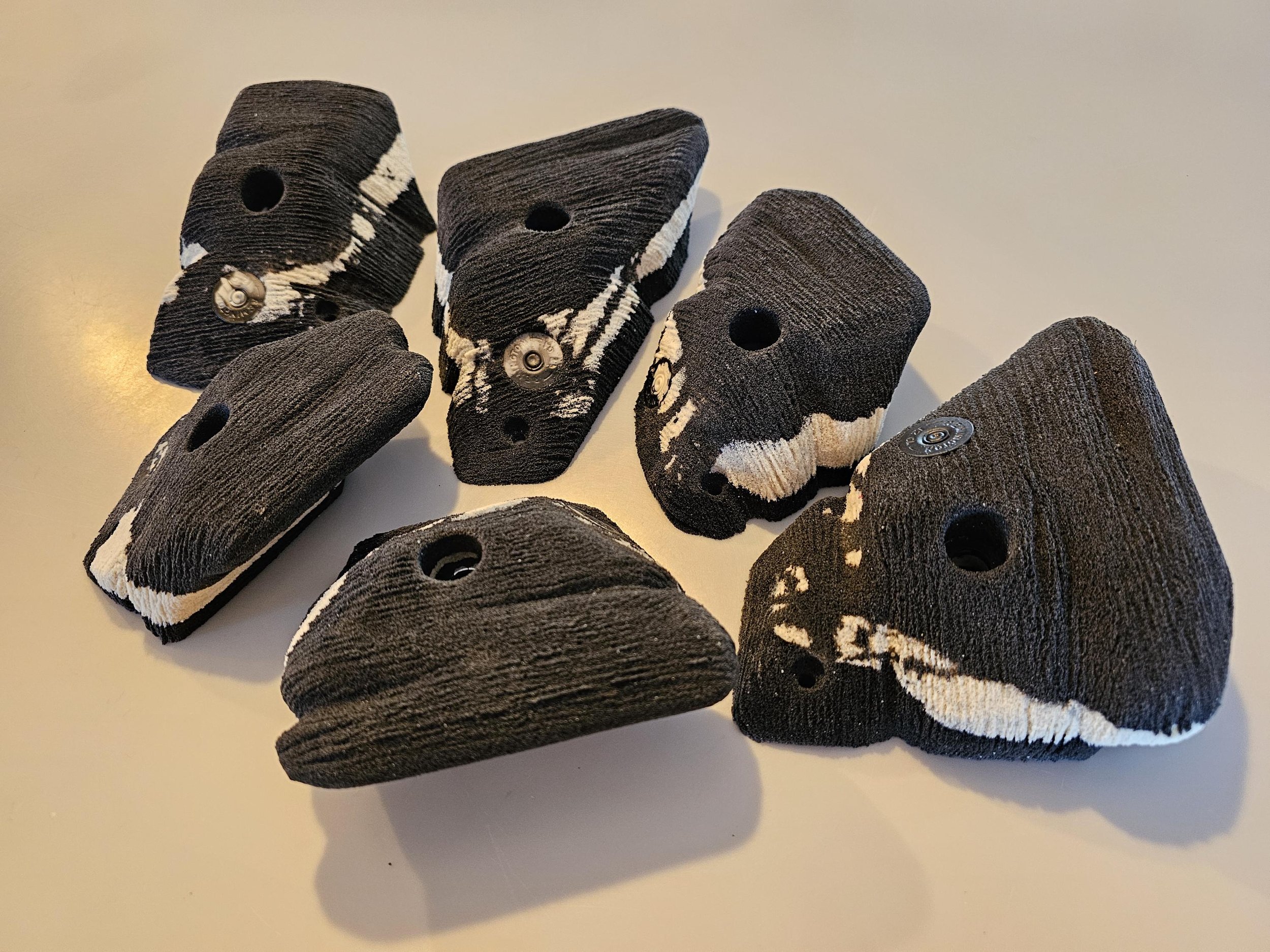 custom rock climbing holds handmade BarnHolds bouldering unique