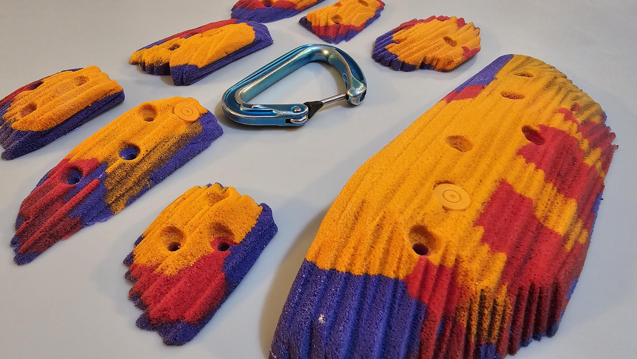 custom rock climbing holds handmade BarnHolds bouldering unique