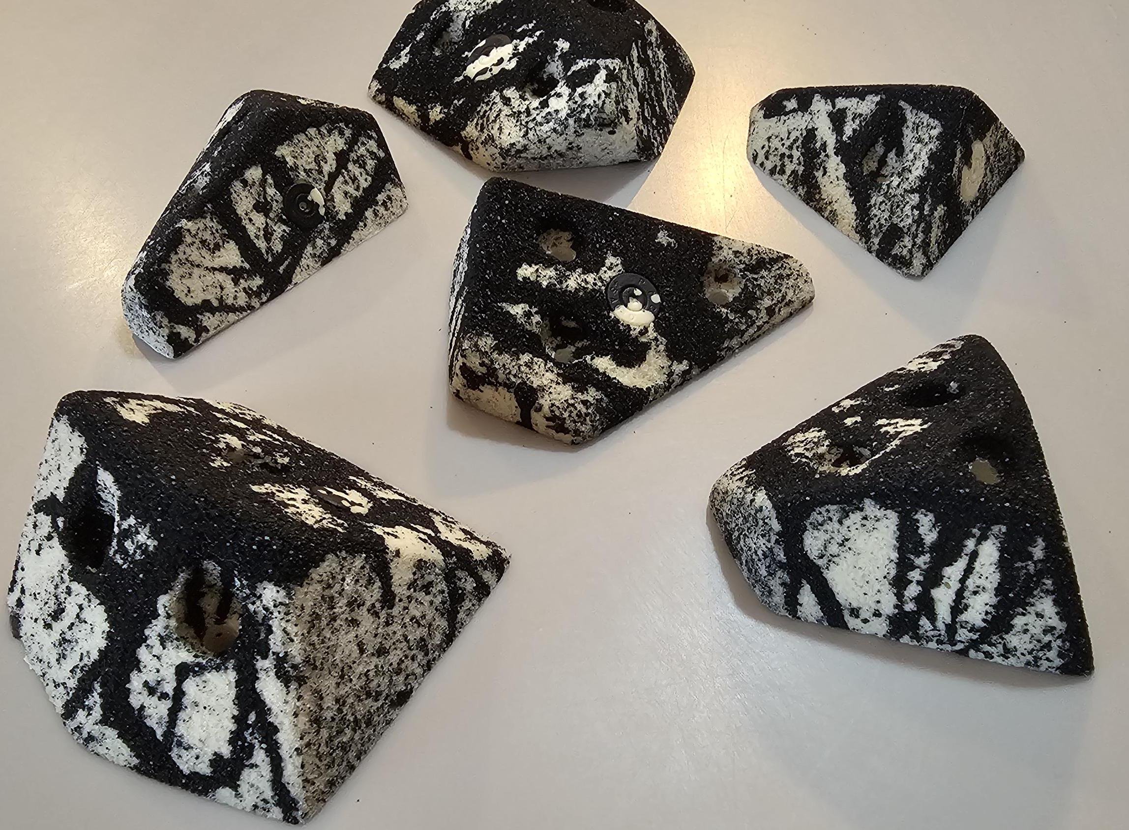 custom rock climbing holds handmade BarnHolds bouldering unique