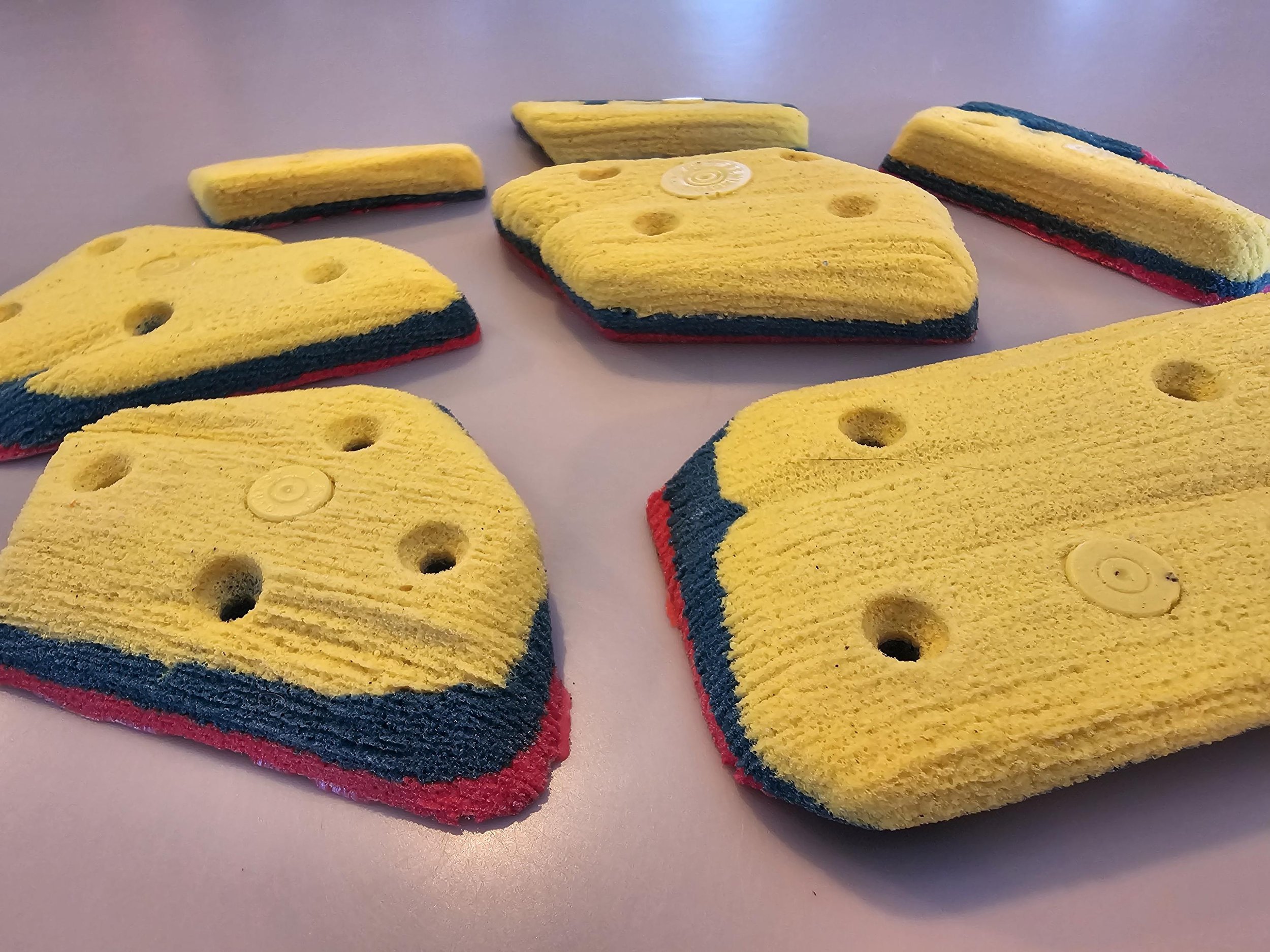 custom rock climbing holds handmade BarnHolds bouldering unique