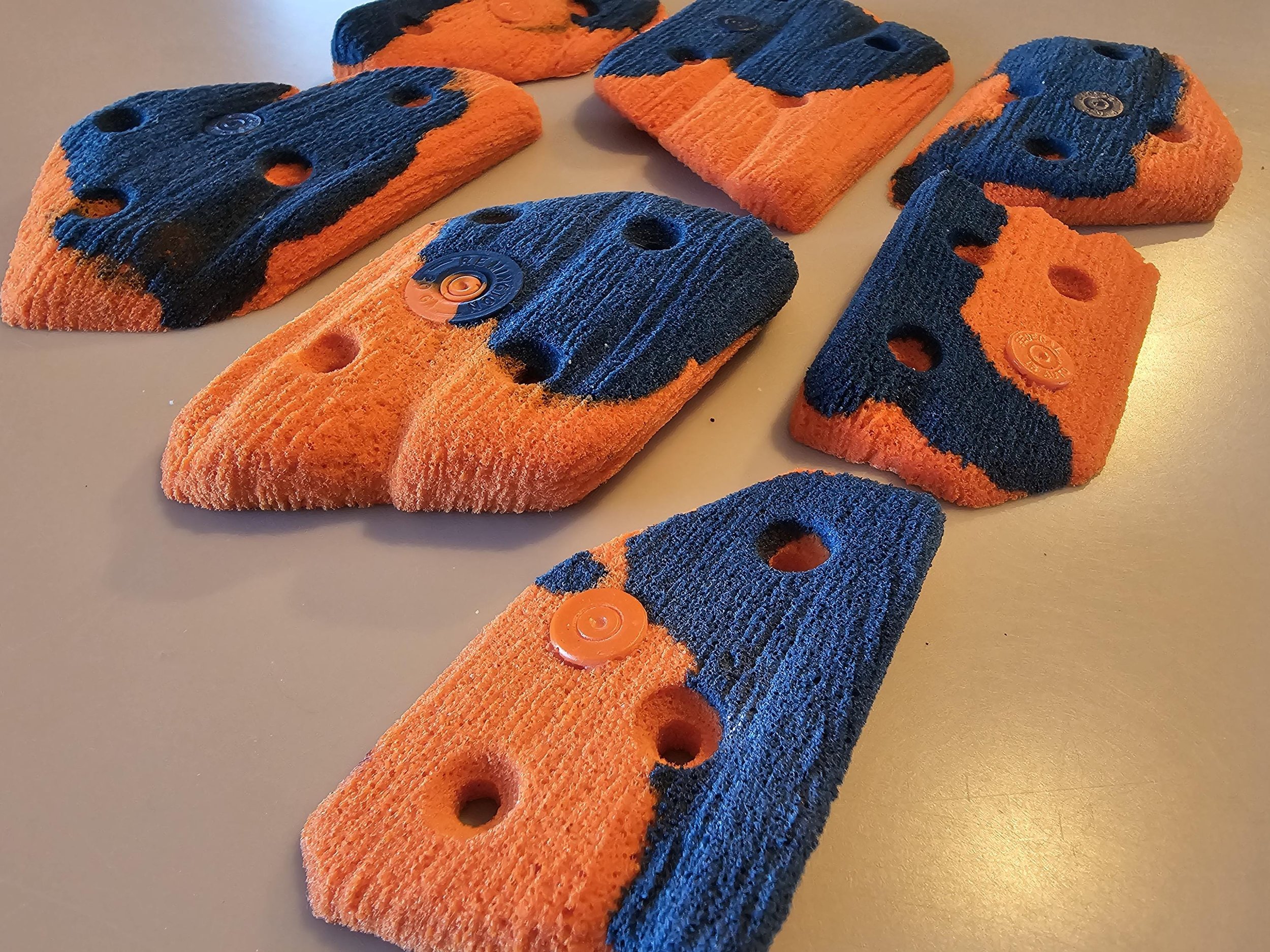 custom rock climbing holds handmade BarnHolds bouldering unique