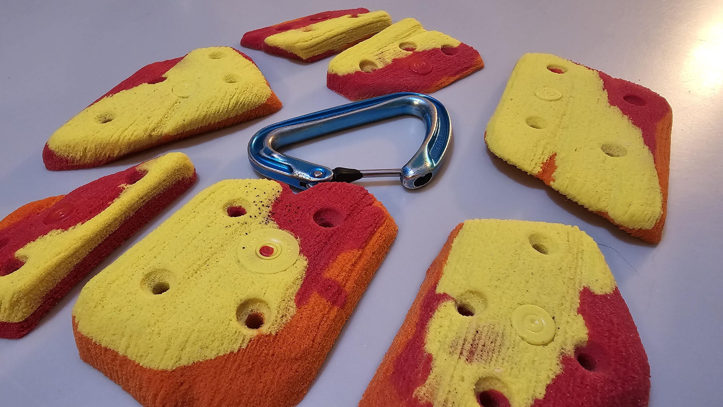custom rock climbing holds handmade BarnHolds bouldering unique