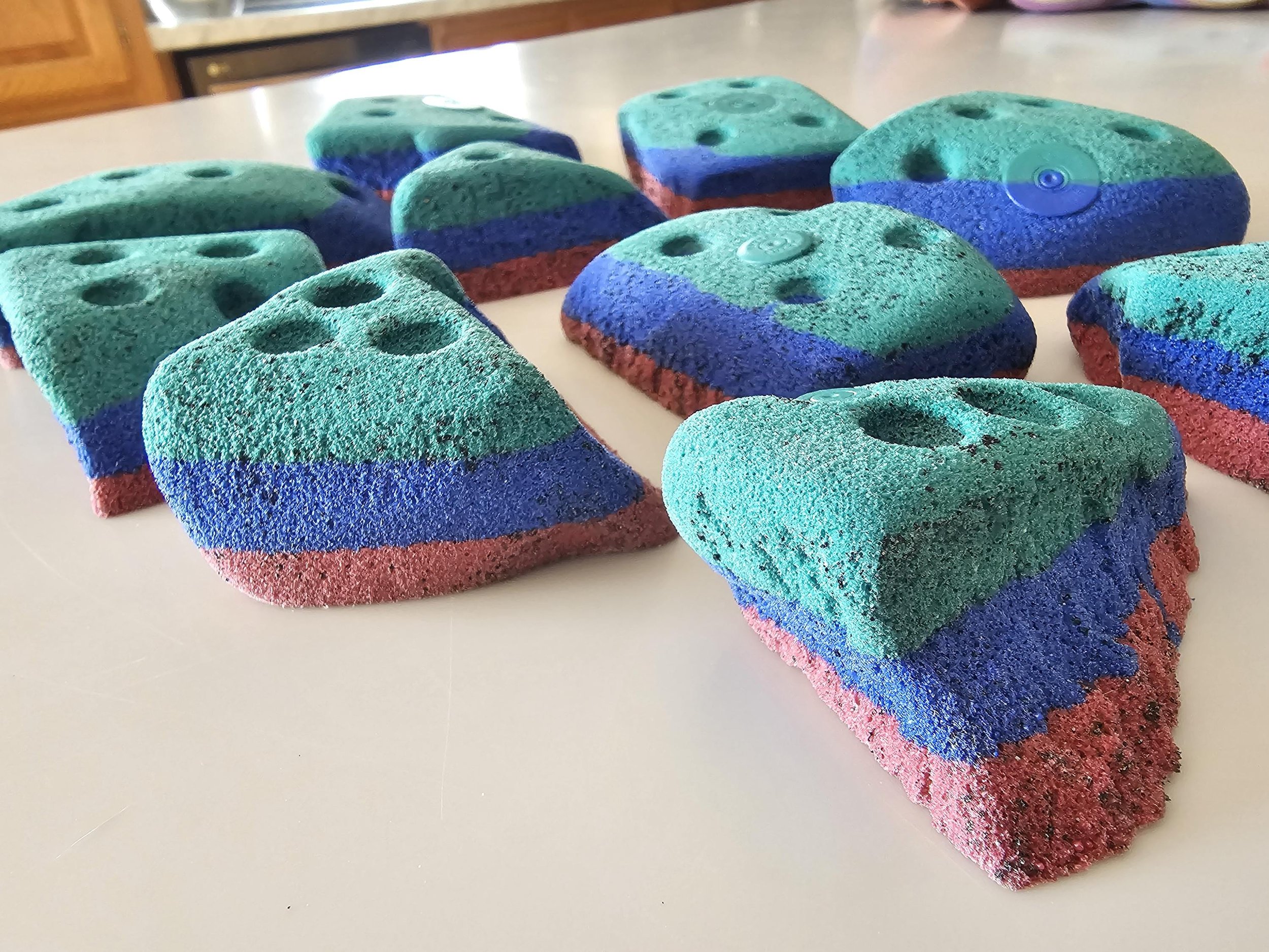 custom rock climbing holds handmade unique BarnHolds bouldering