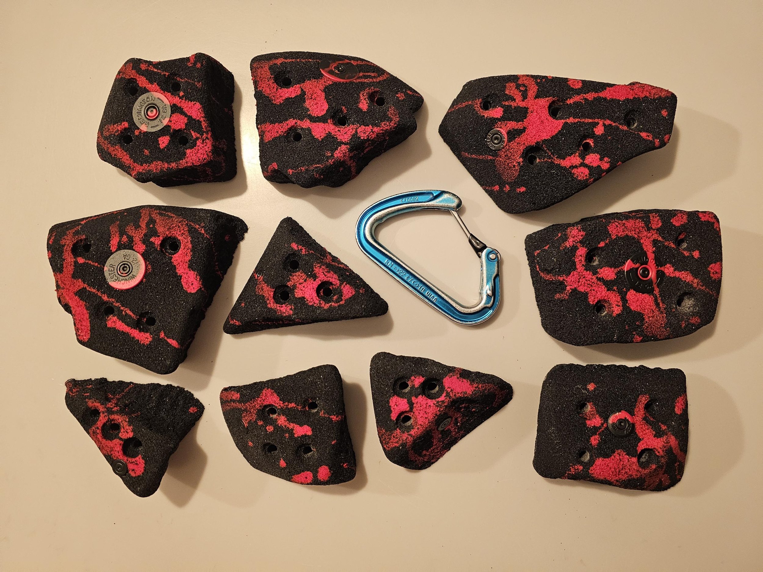 custom rock climbing holds handmade unique BarnHolds bouldering