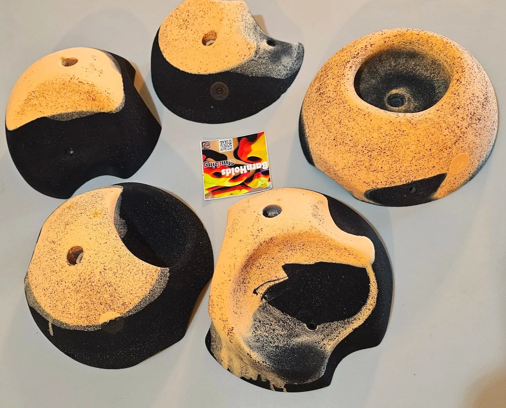 Huge feature rock climbing holds set, deep jugs, slopers, pinches, pockets, barnholds homewall bouldering holds