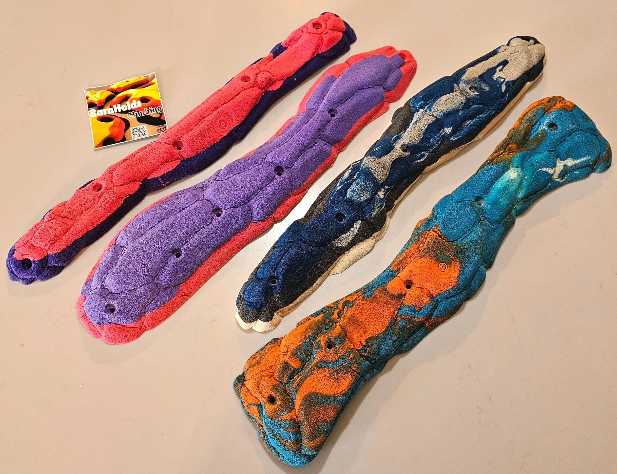 Huge screw on rock climbing hold set, barnholds climbing home wall holds bouldering