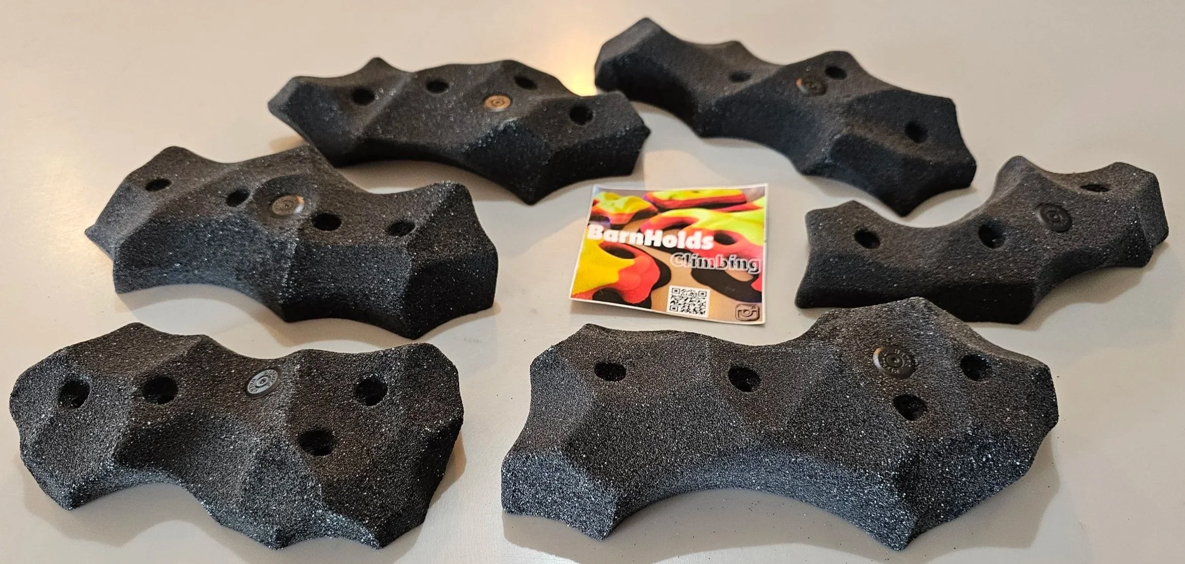 screw on climbing hold set barnholds homewall boulder series